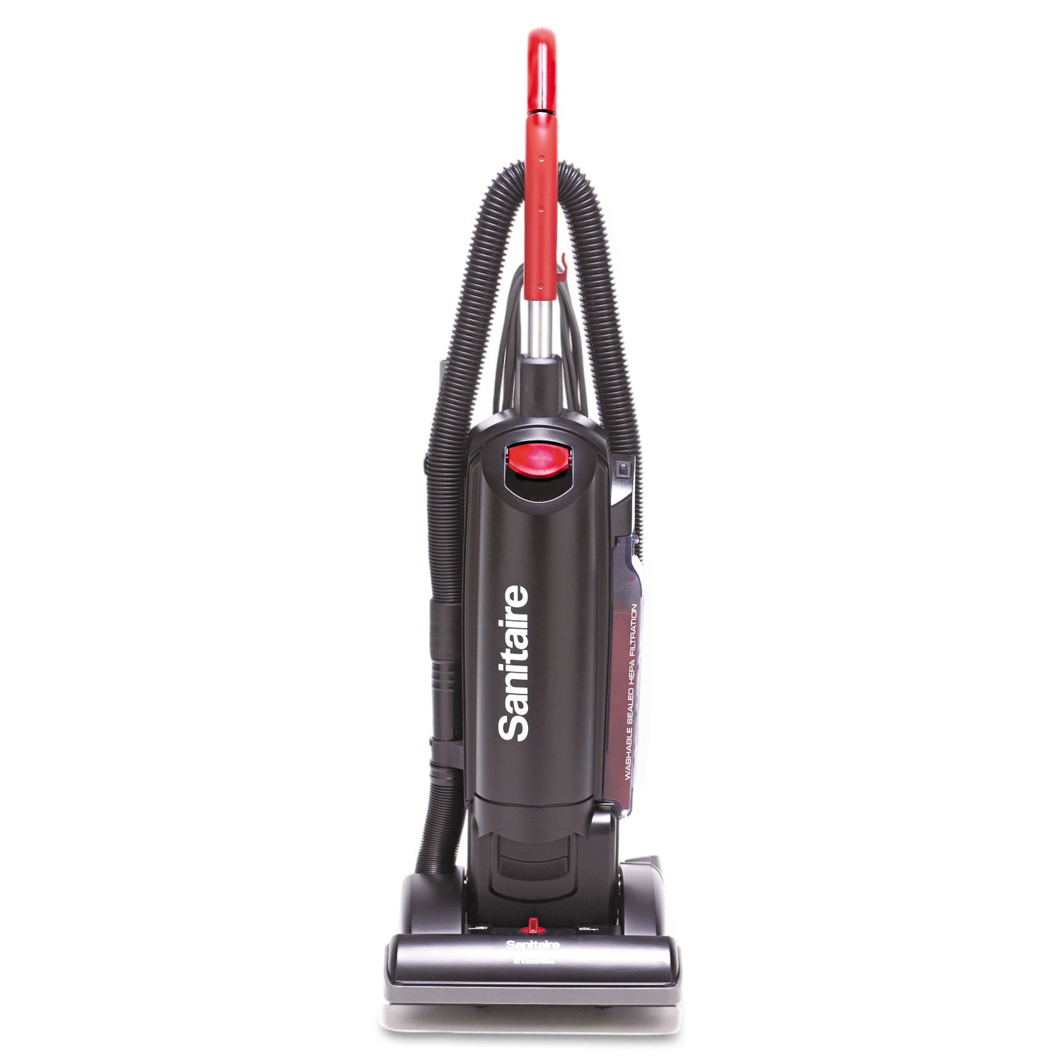 FORCE QuietClean Upright Vacuum SC5713D, 13" Cleaning Path, Black