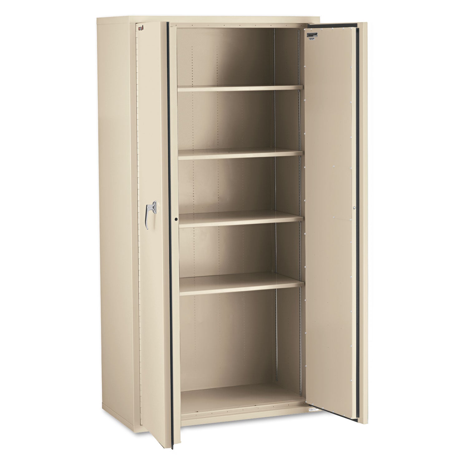 FireKing® Storage Cabinet, 36w x 19.25d x 72h, UL Listed 350 Degree, Parchment