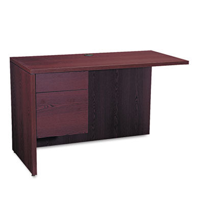 10500 Series L workstation return mahogany, 3/4 Height Left Ped, 48w x 24d x 29.5h Flipcost Flipcost