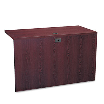 10500 Series L workstation return mahogany, 3/4 Height Left Ped, 48w x 24d x 29.5h Flipcost Flipcost