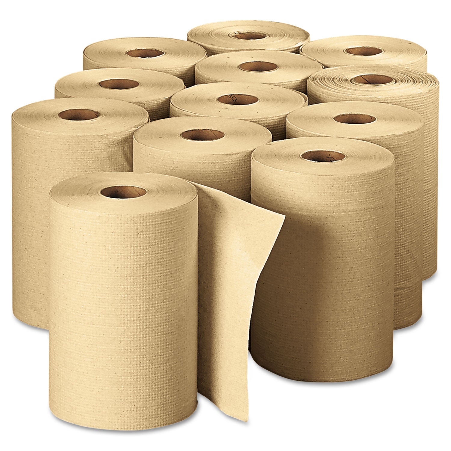 Georgia Pacific® Professional Pacific Blue Basic Nonperforated Paper Towels, 1-Ply, 7.88 x 350 ft, Brown, 12 Rolls/Carton