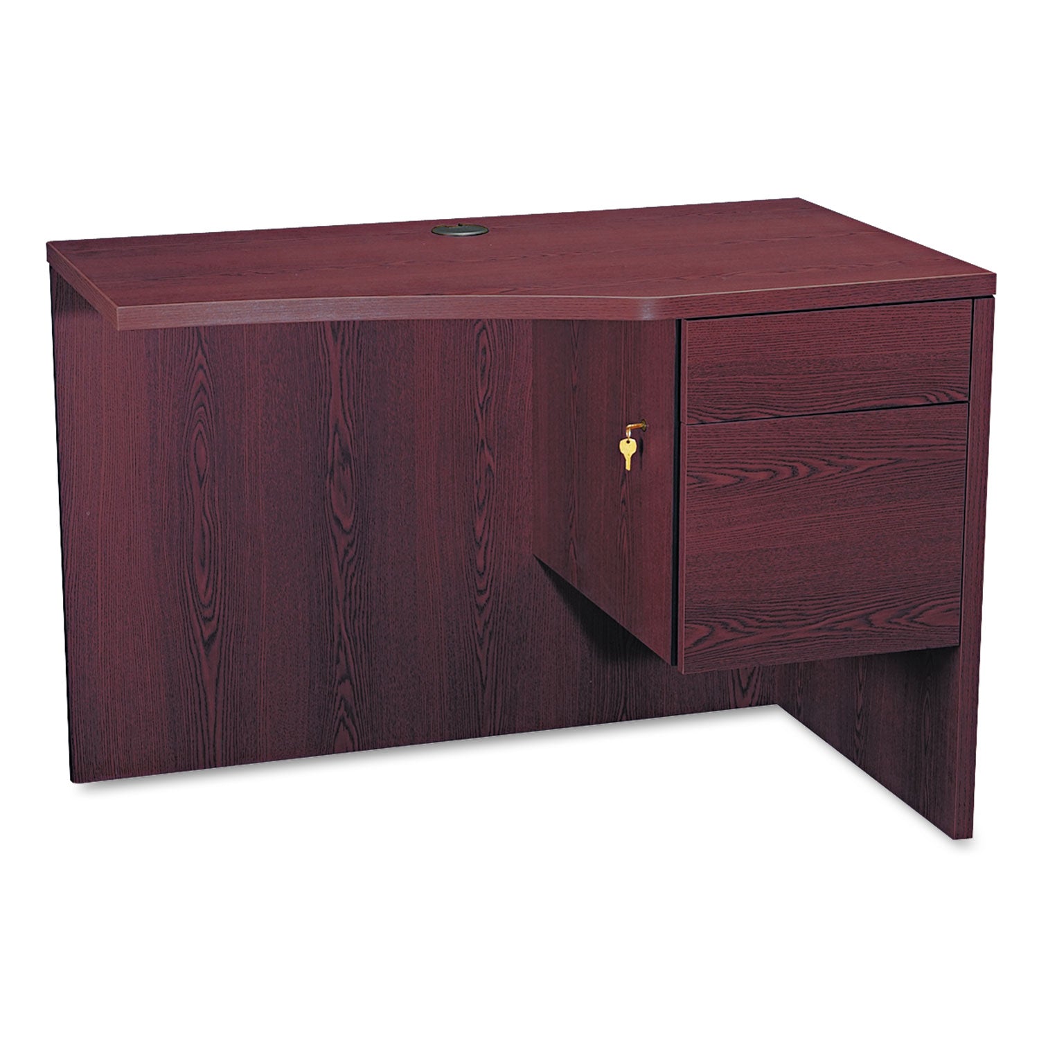 10500 Series Curved Return, Right, 42" x 18" to 24" x 29.5", Mahogany