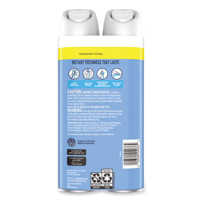SC JOHNSON Air Freshener, Clean Linen Scent, 8.3 oz, 2/Pack, 3Packs/Carton - Flipcost