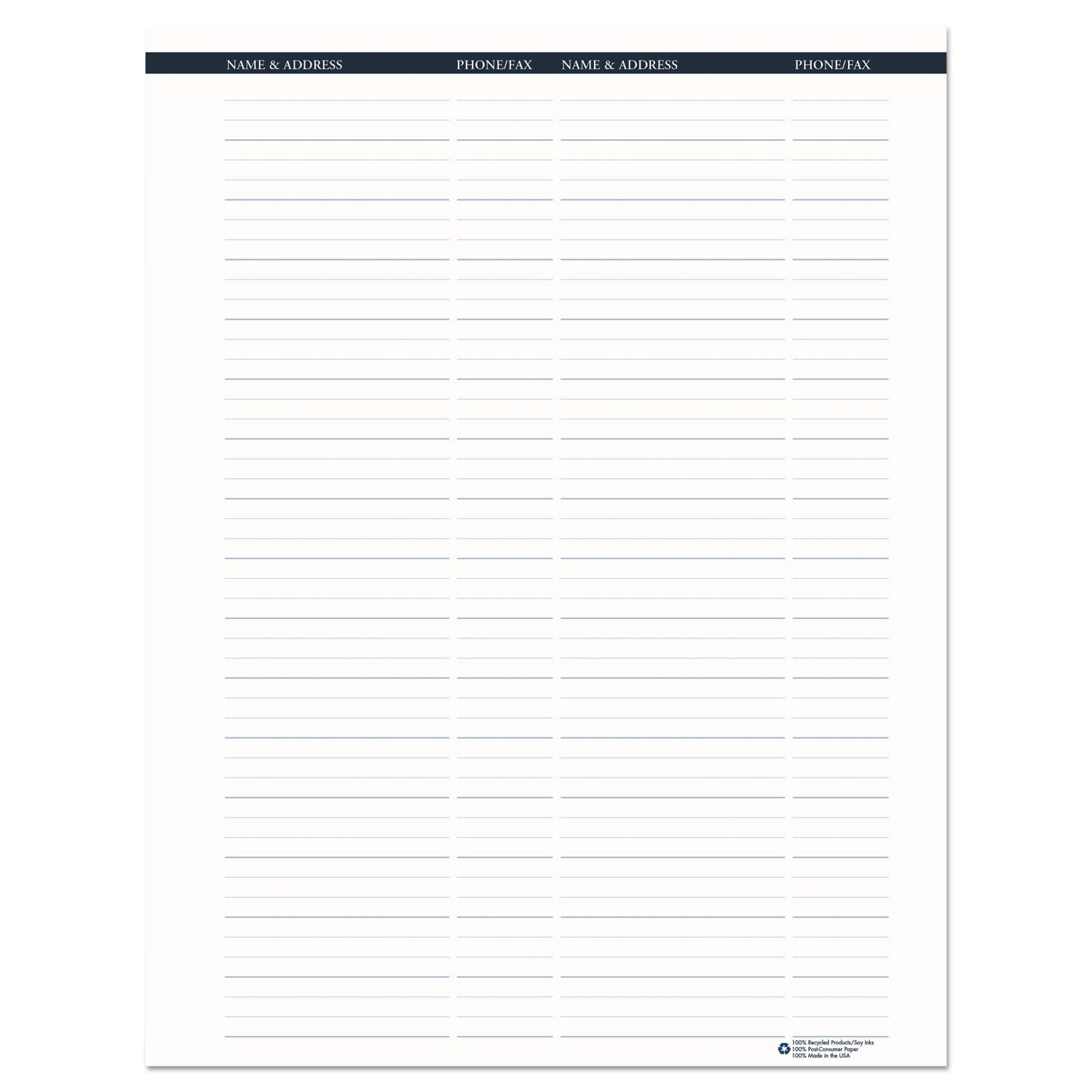 House of Doolittle™ Recycled Wirebound Weekly/Monthly Planner, 11 x 8.5, Black Cover, 12-Month (Jan to Dec): 2025