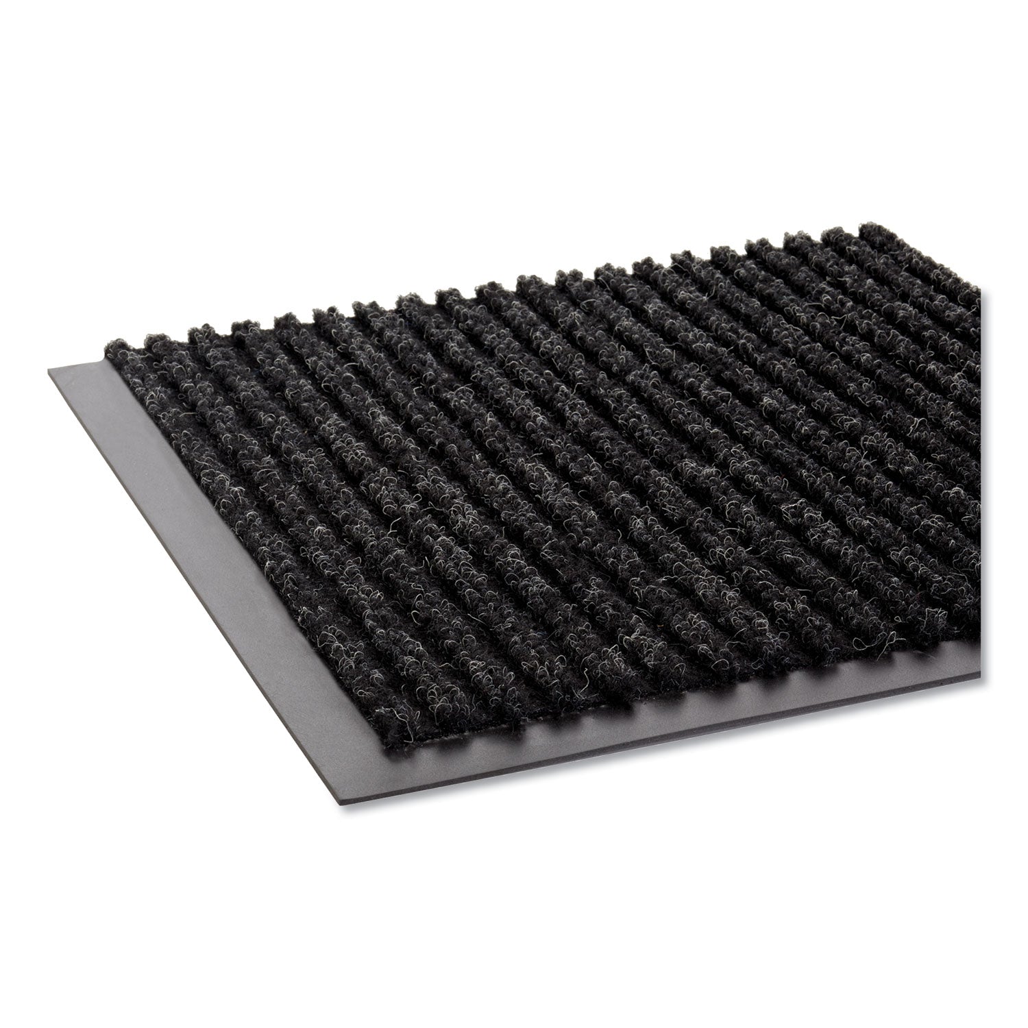 Crown Needle-Rib Wiper/Scraper Mat, Polypropylene, 48 x 72, Charcoal