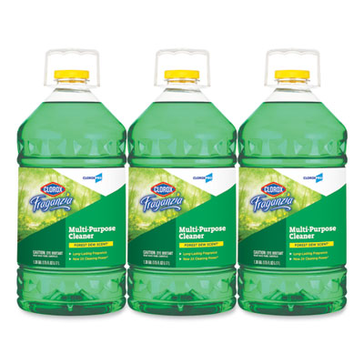 CLOROX SALES CO. Fraganzia Multi-Purpose Cleaner, Forest Dew Scent, 175 oz Bottle, 3/Carton - Flipcost
