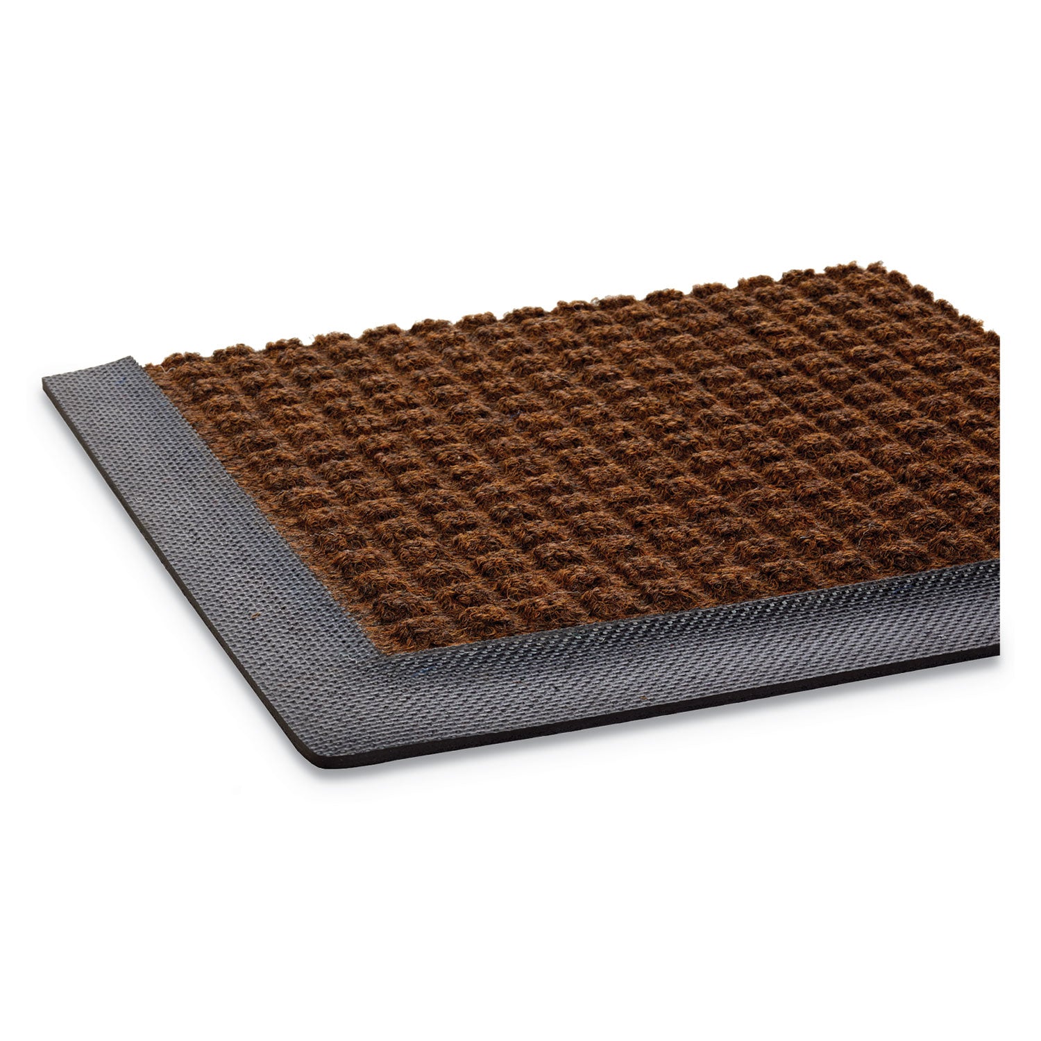 Crown Super-Soaker Wiper Mat with Gripper Bottom, Polypropylene, 36 x 120, Dark Brown