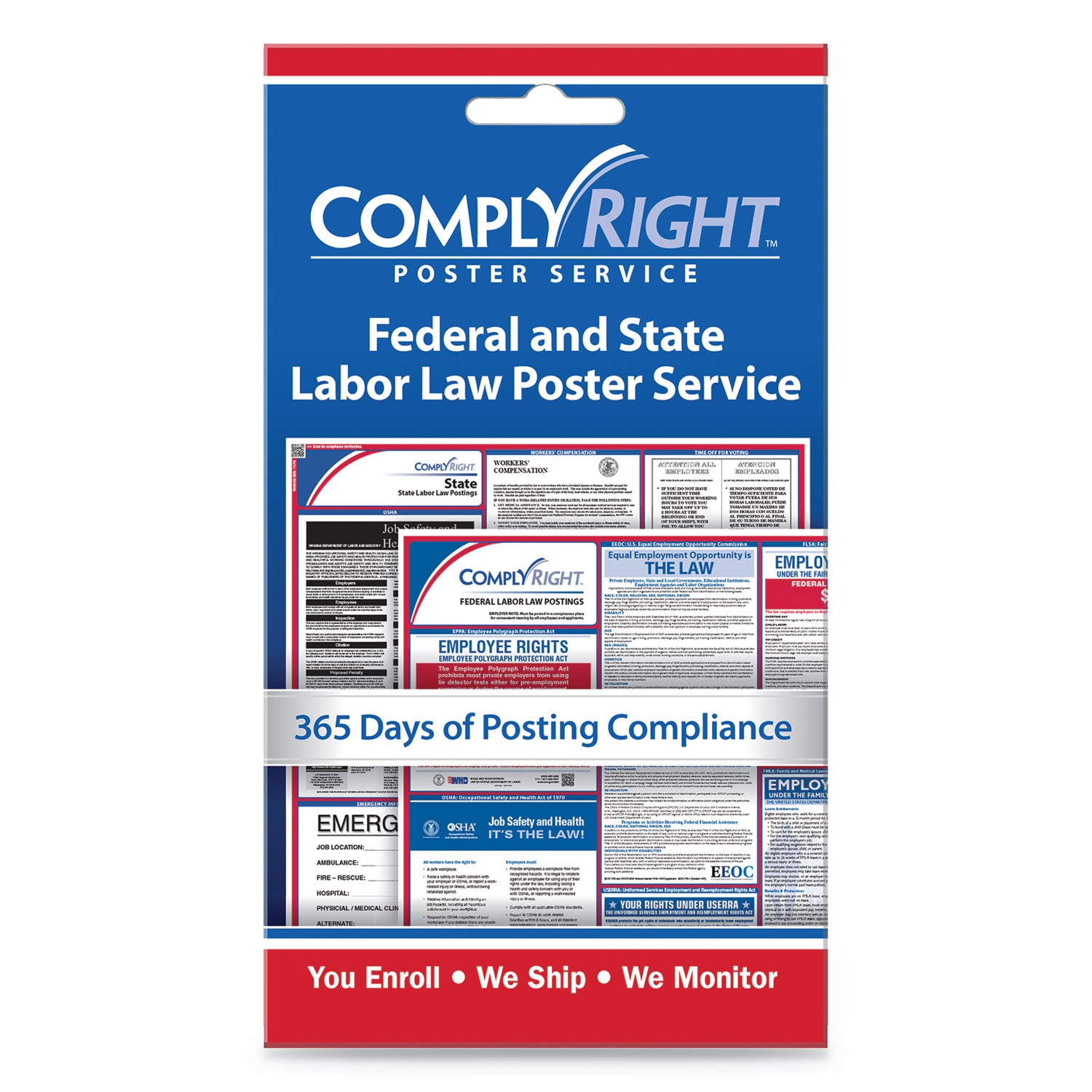 Labor Law Poster Service, "State/Federal Labor Law", 4 x 7