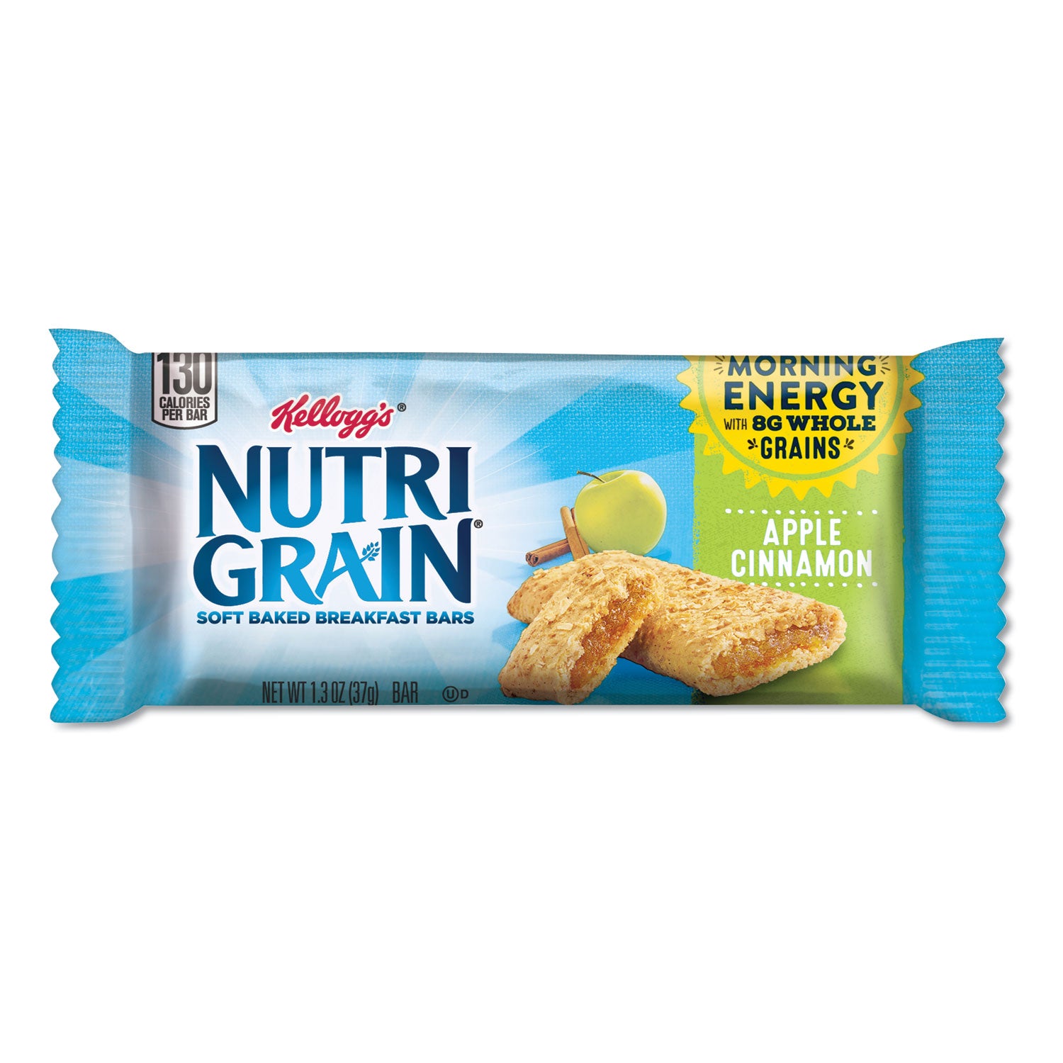 Nutri-Grain Soft Baked Breakfast Bars, Apple-Cinnamon, Indv Wrapped 1.3 oz Bar, 16/Box