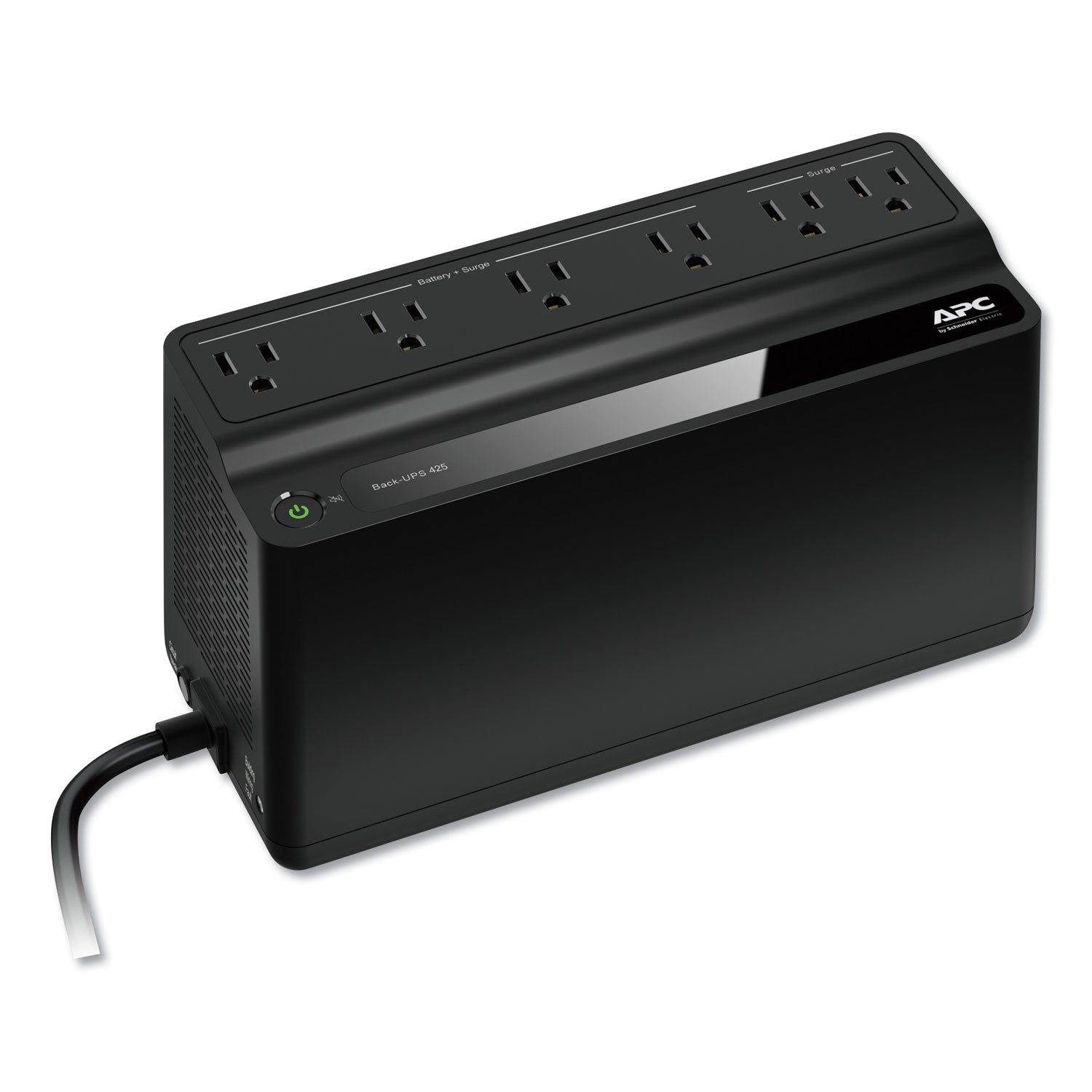 APC® Smart-UPS 425 VA Battery Backup System, 6 Outlets, 120 VA, 180 J