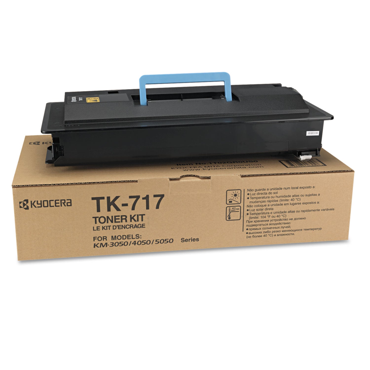 Kyocera TK717 Toner, 34,000 Page-Yield, Black