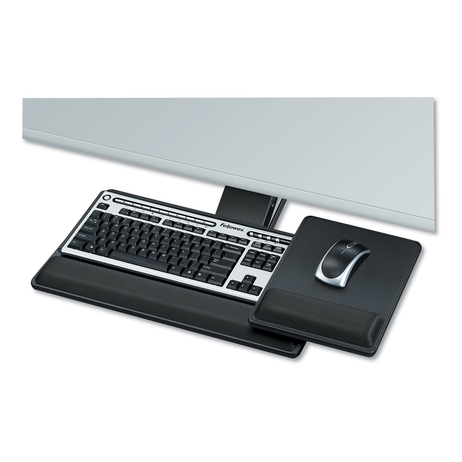 Fellowes® Designer Suites Premium Keyboard Tray, 19w x 10.63d, Black