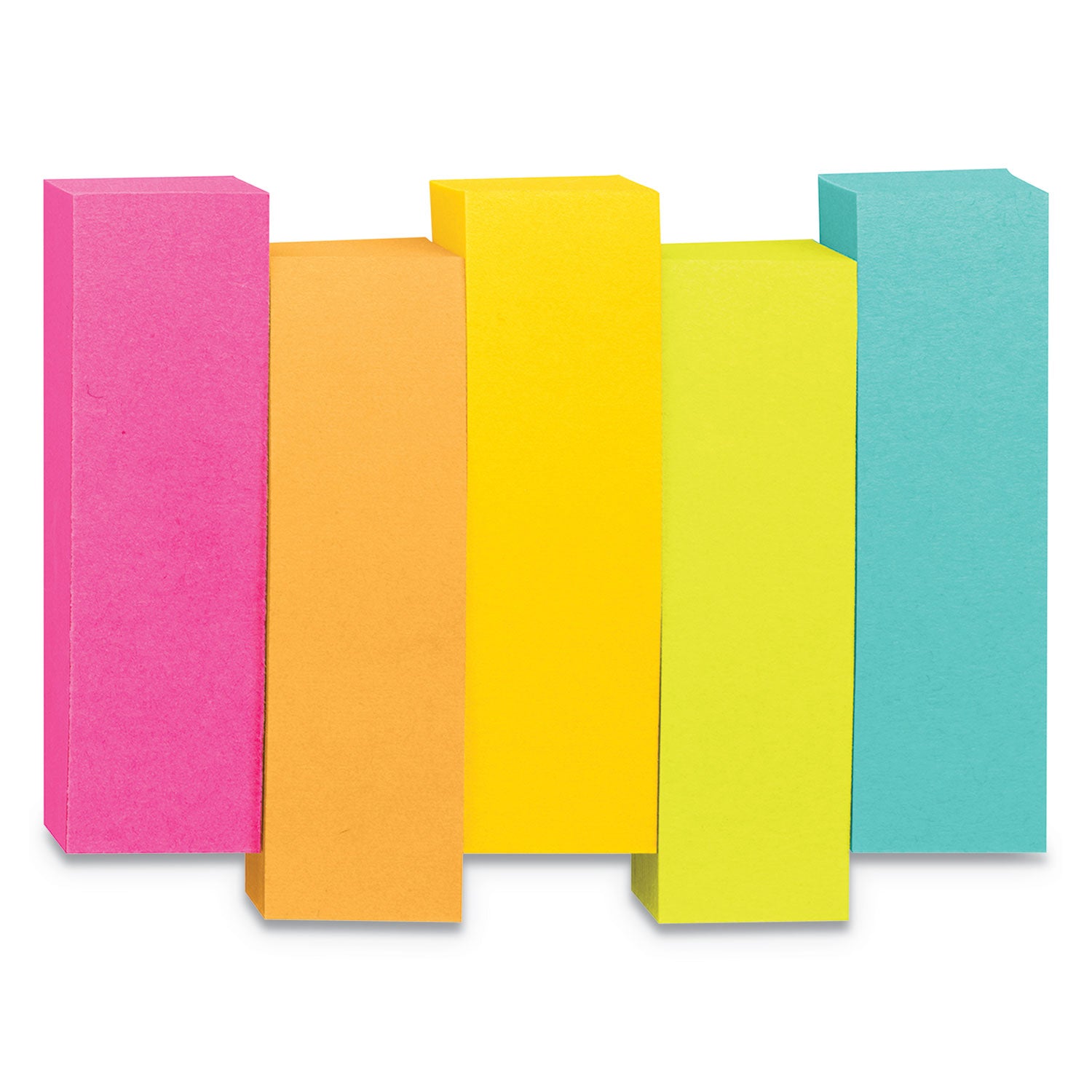 Post-it® Page Flag Markers, Assorted Brights, 100 Flags/Pad, 5 Pads/Pack