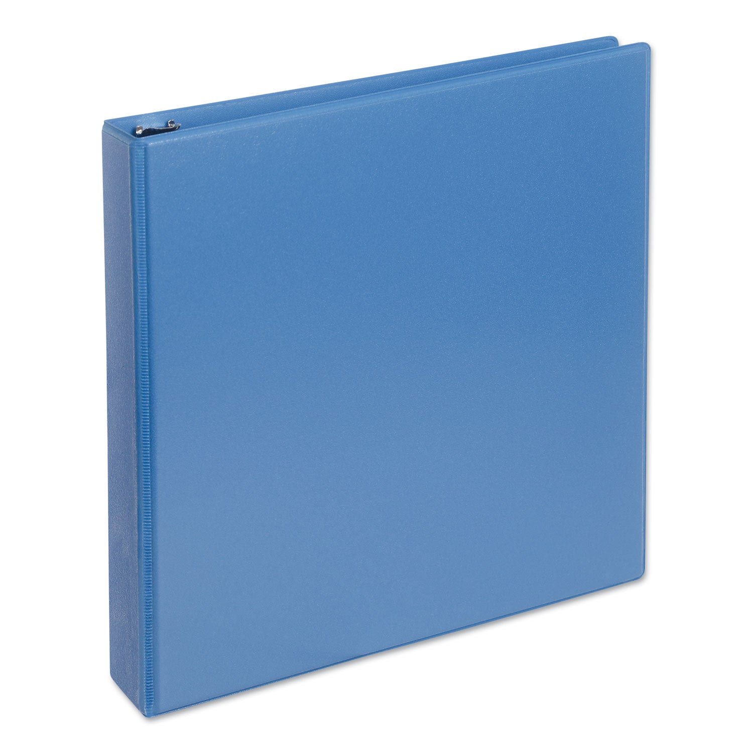 Universal® Slant D-Ring View Binder, 3 Rings, 1.5" Capacity, 11 x 8.5, Light Blue