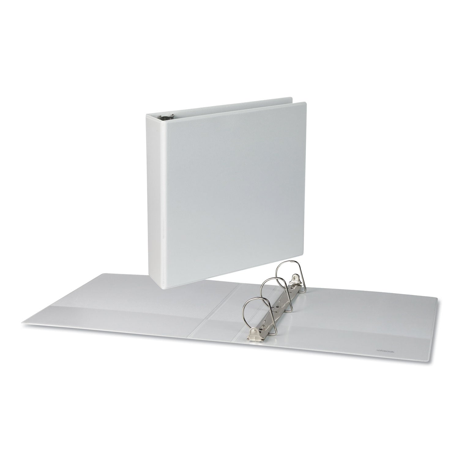 Slant D-Ring View Binder, 3 Rings, 2" Capacity, 11 x 8.5, White, 4/Pack