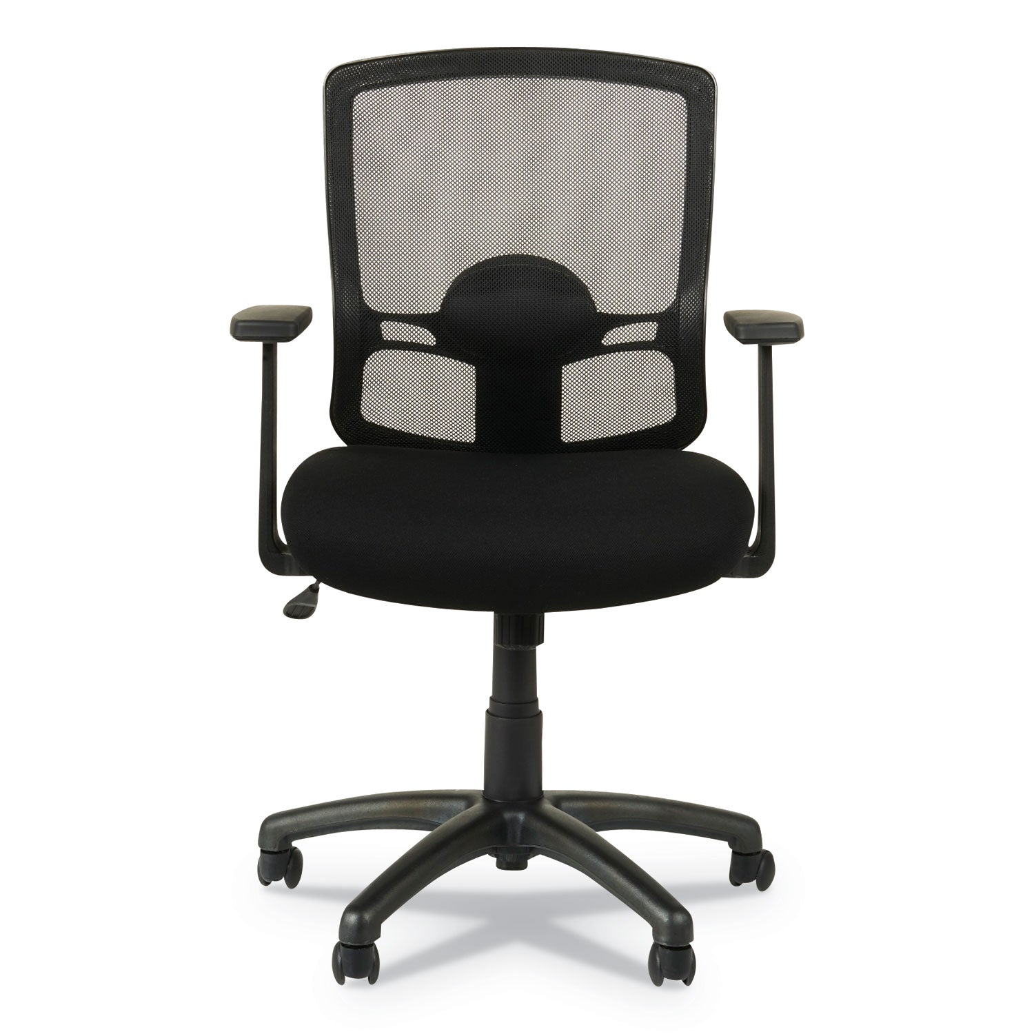 Alera Etros Series Mesh Mid-Back Chair, Supports Up to 275 lb, 18.03" to 21.96" Seat Height, Black