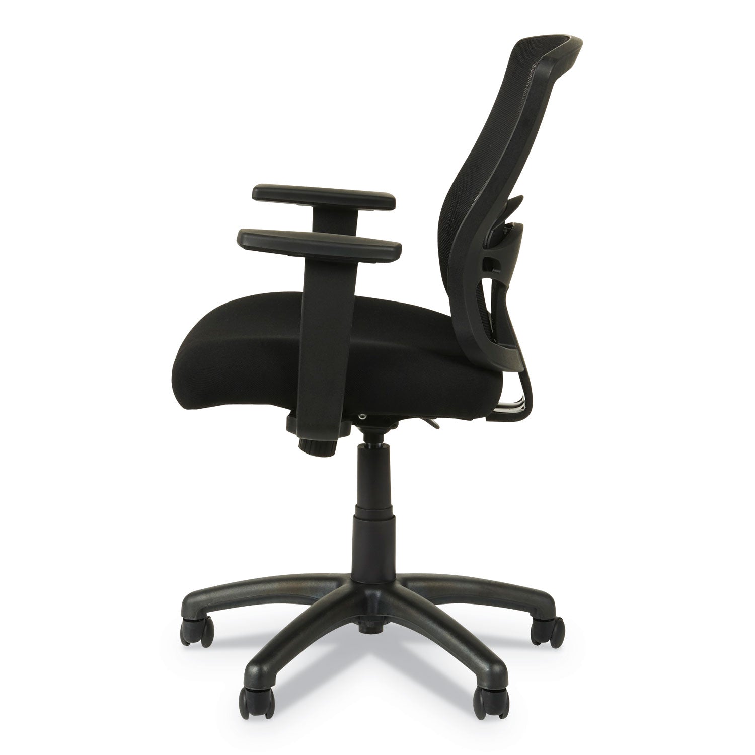 Alera® Alera Etros Series Mesh Mid-Back Chair, Supports Up to 275 lb, 18.03" to 21.96" Seat Height, Black