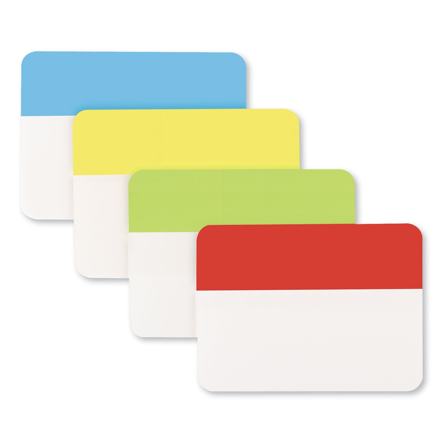 Universal® Self Stick Index Tab, 2", Assorted Colors, 40/Pack