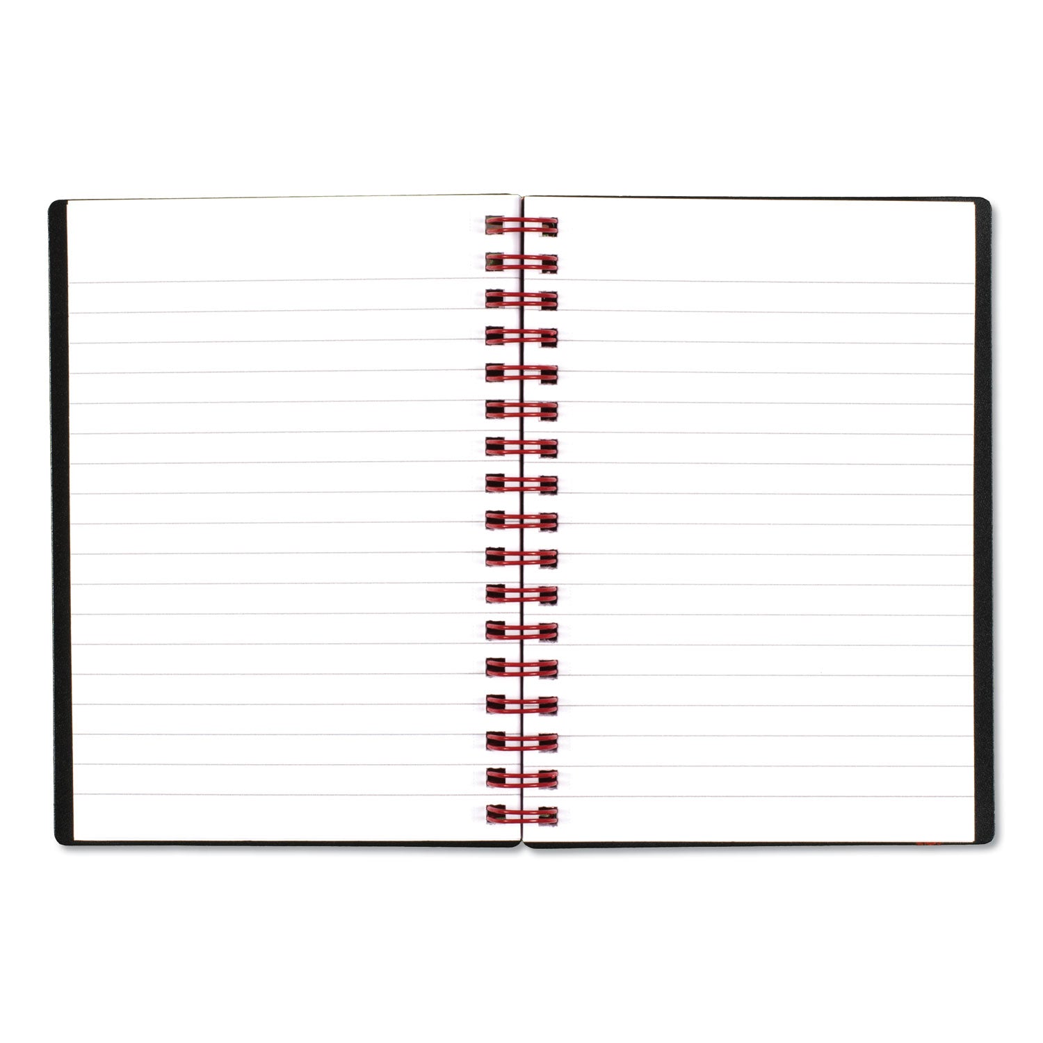 Black n' Red™ Flexible Cover Twinwire Notebooks, SCRIBZEE Compatible, 1-Subject, Wide/Legal Rule, Black Cover, (70) 5.88 x 4.13 Sheets