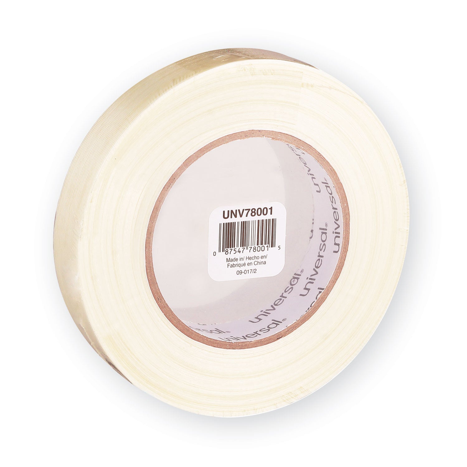 190# Medium Grade Filament Tape, 3" Core, 24 mm x 54.8 m, Clear