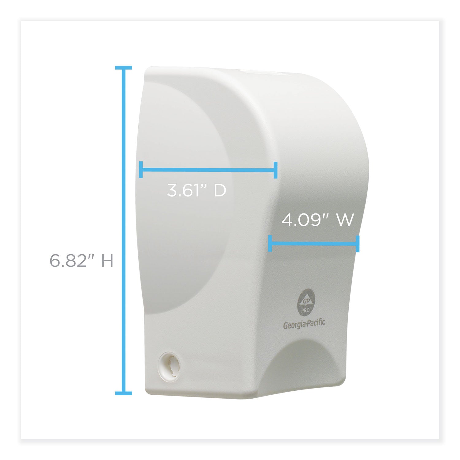 Georgia Pacific® Professional ActiveAire Powered Whole-Room Freshener Dispenser, 4.38"  x 4" x 7.81'', White