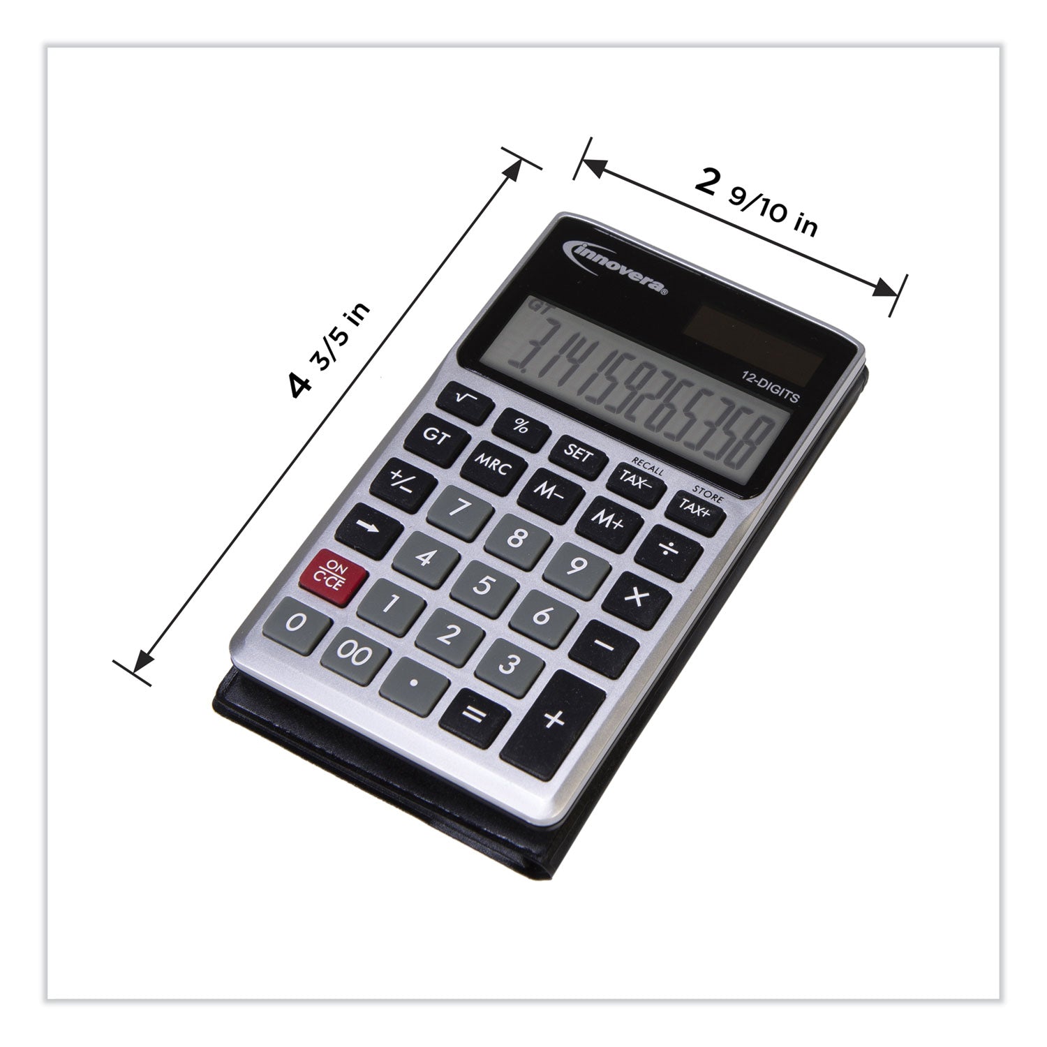 Innovera® 15922 Pocket Calculator, 12-Digit LCD