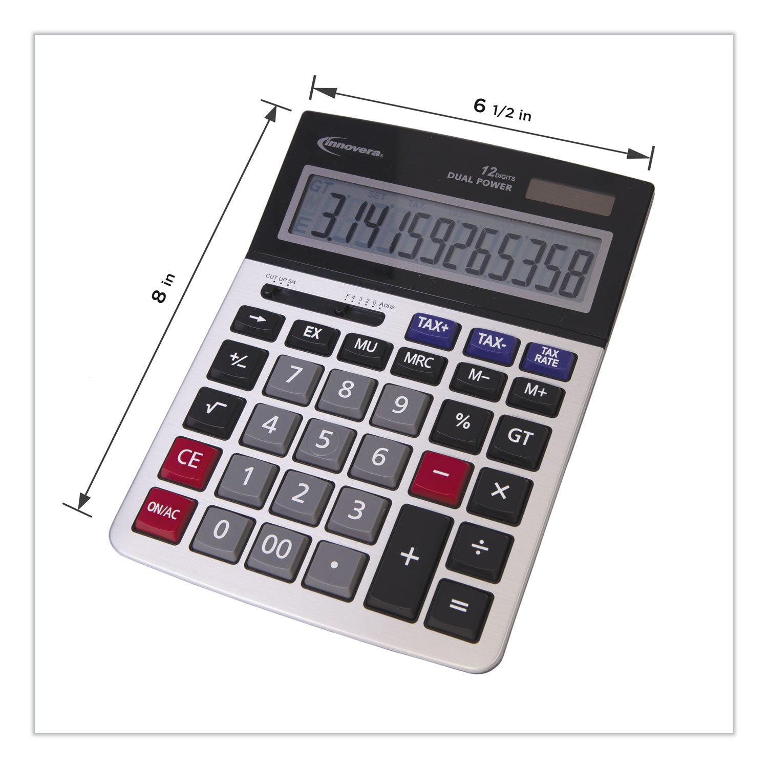 Innovera® 15975 Large Display Calculator, 12-Digit LCD