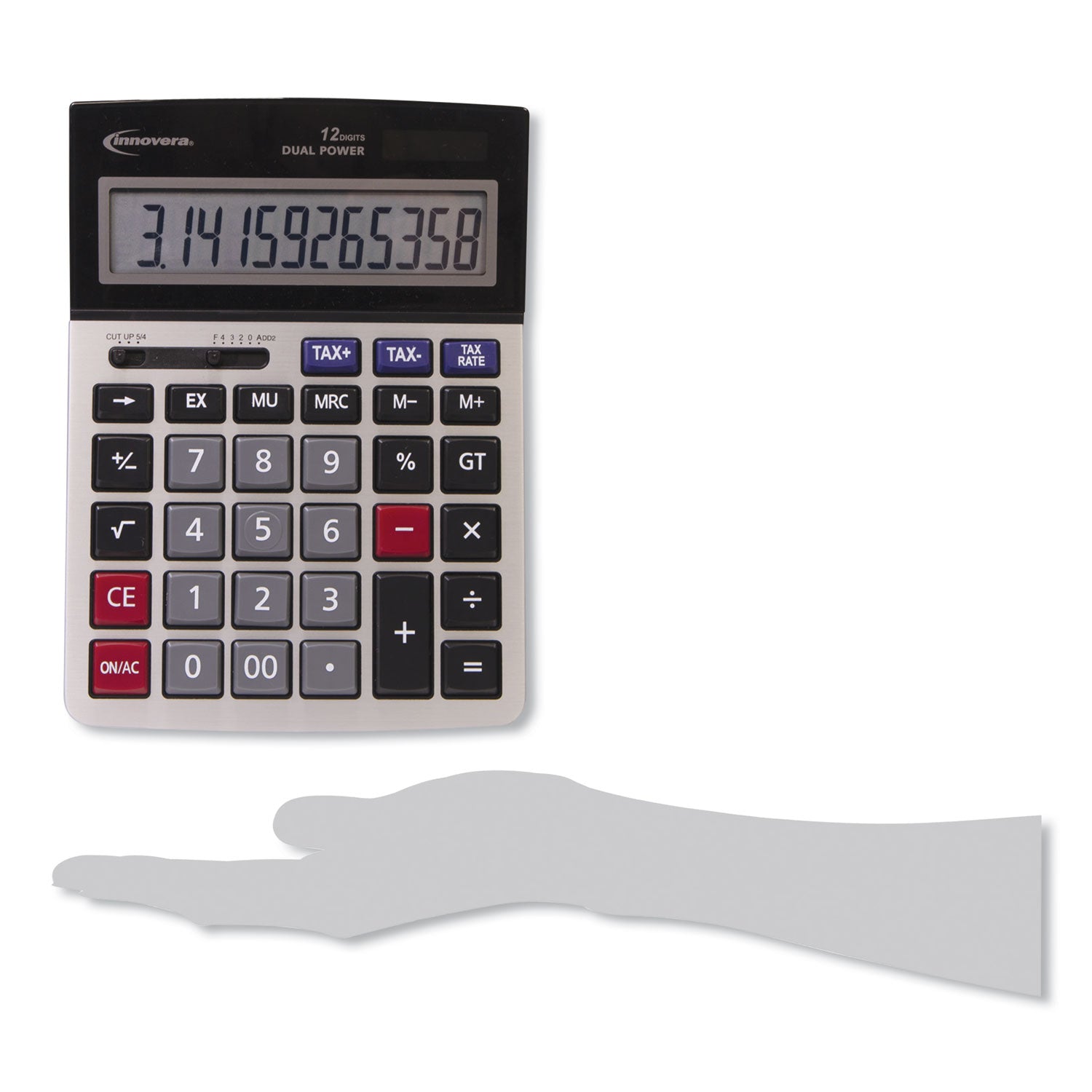 Innovera® 15975 Large Display Calculator, 12-Digit LCD