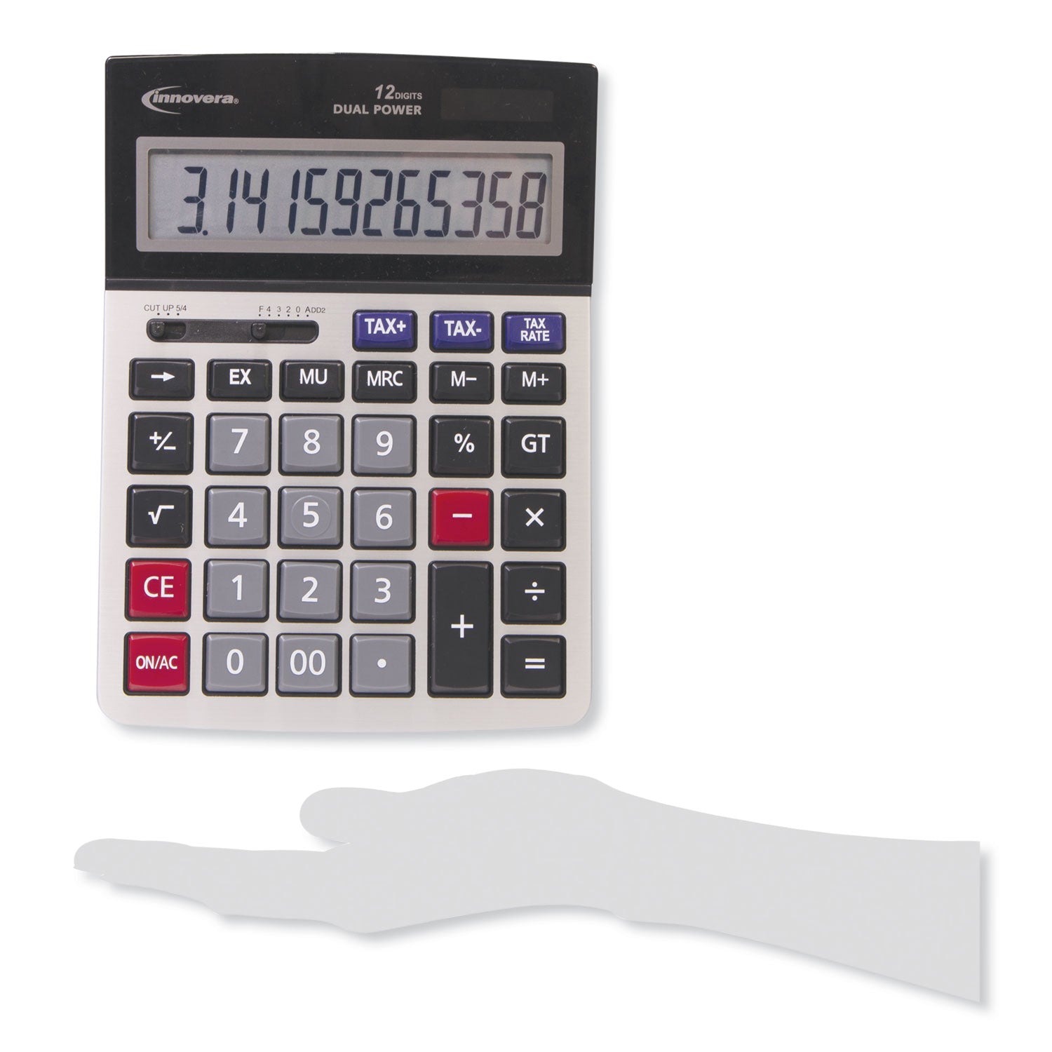 Innovera® 15975 Large Display Calculator, 12-Digit LCD