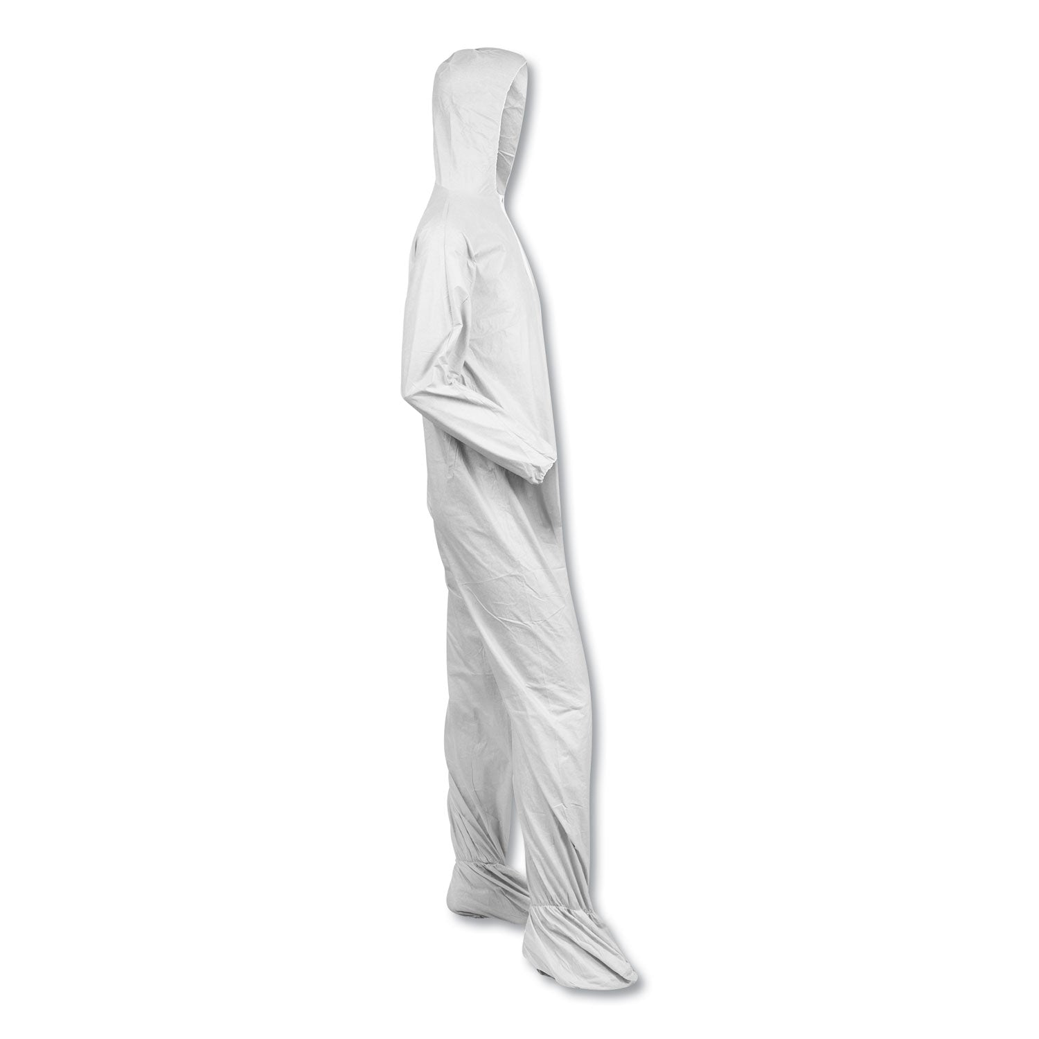 KleenGuard™ A40 Elastic-Cuff, Ankle, Hood and Boot Coveralls, 3X-Large, White, 25/Carton