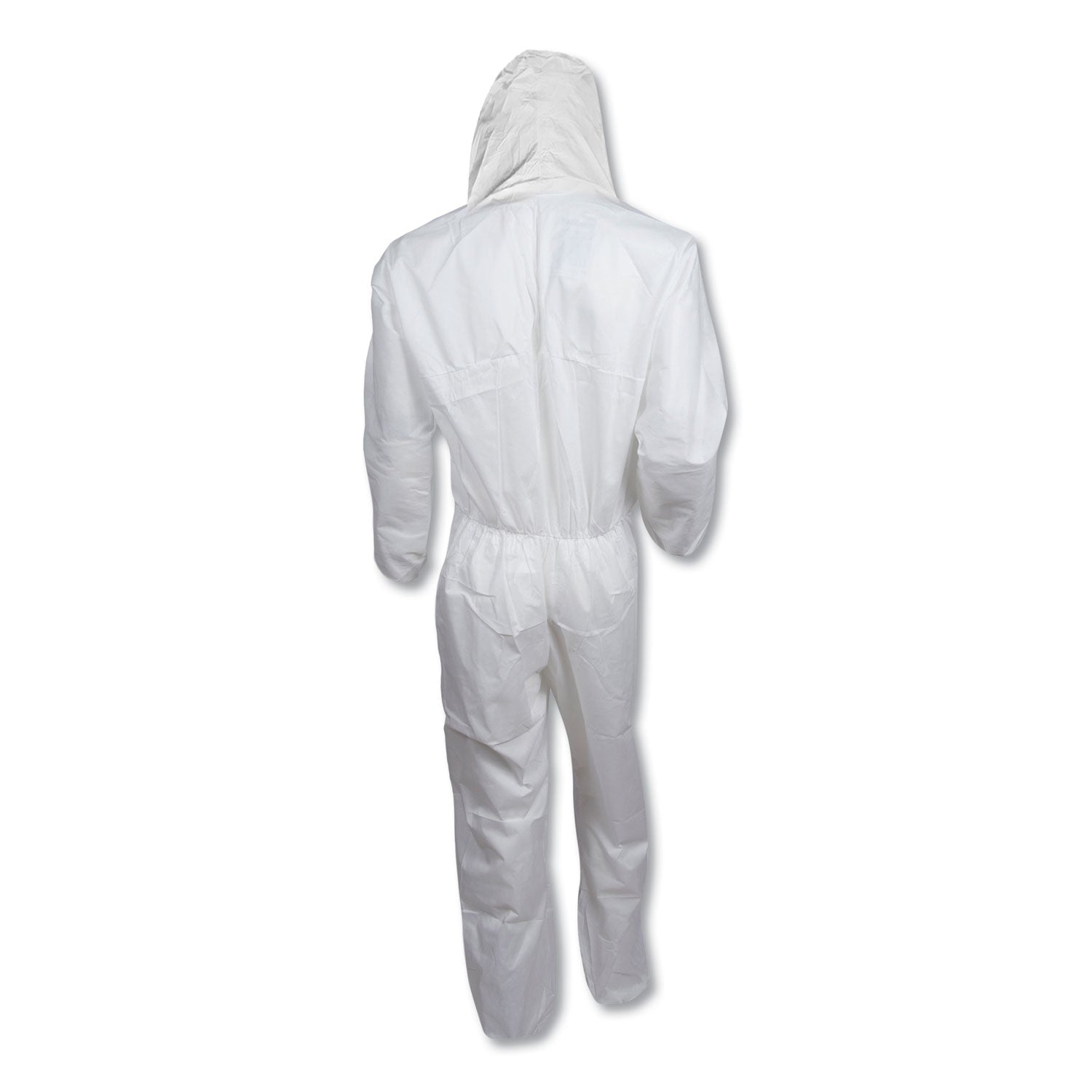 KleenGuard™ A20 Breathable Particle Protection Coveralls, Zipper Front, Large, White