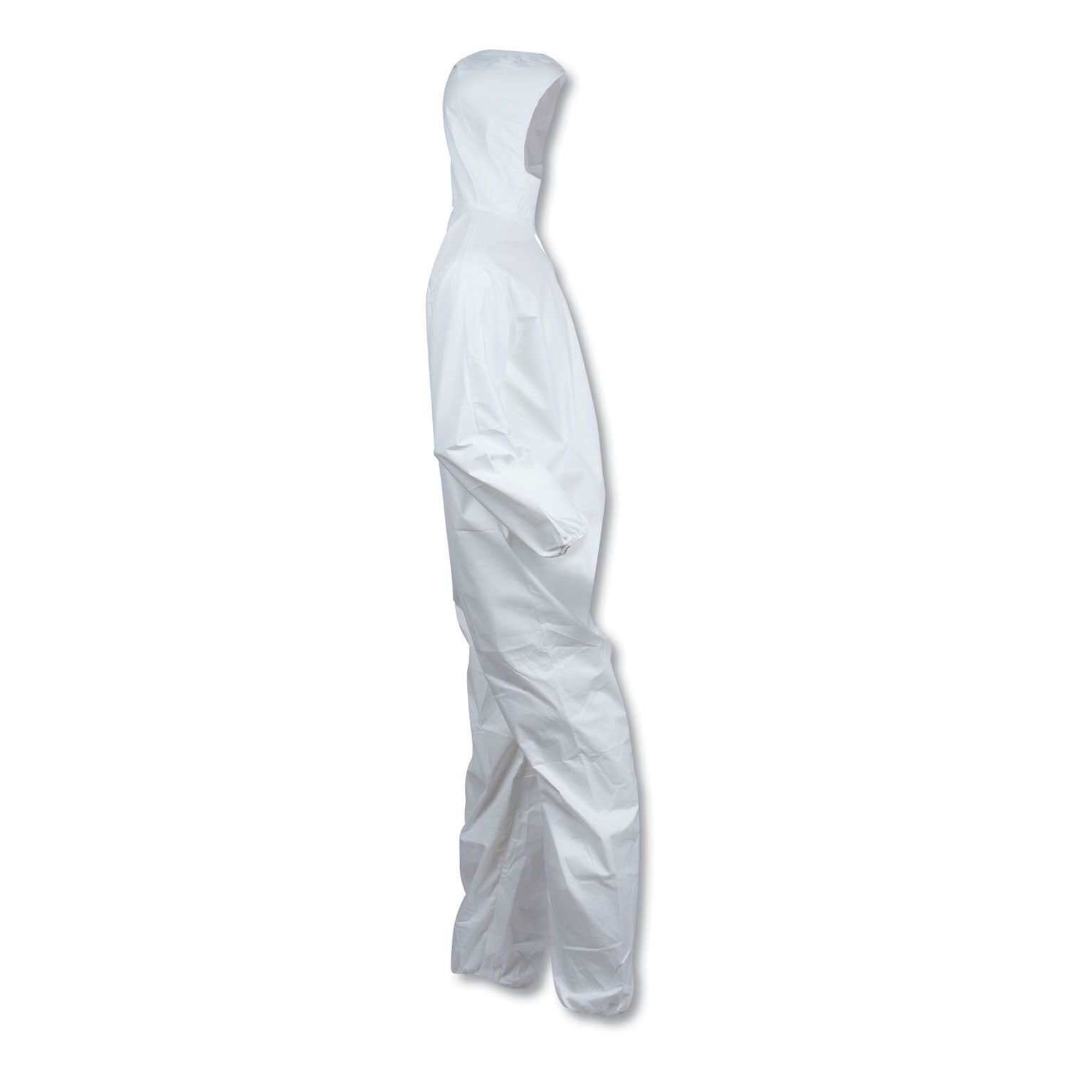 KleenGuard™ A40 Elastic-Cuff, Ankle, Hooded Coveralls, 3X-Large, White, 25/Carton