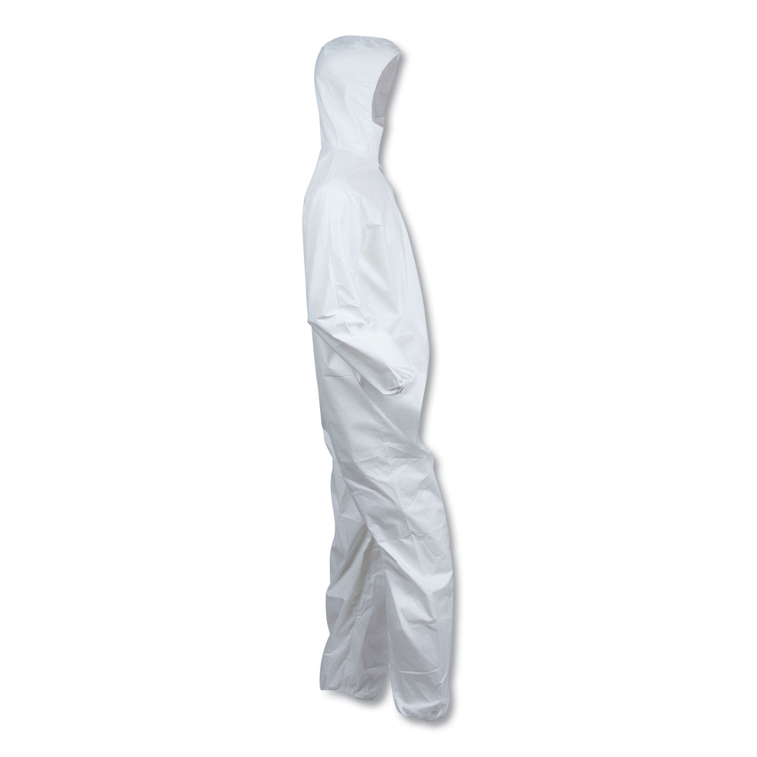 KleenGuard™ A40 Elastic-Cuff and Ankles Hooded Coveralls, 2X-Large, White, 25/Carton