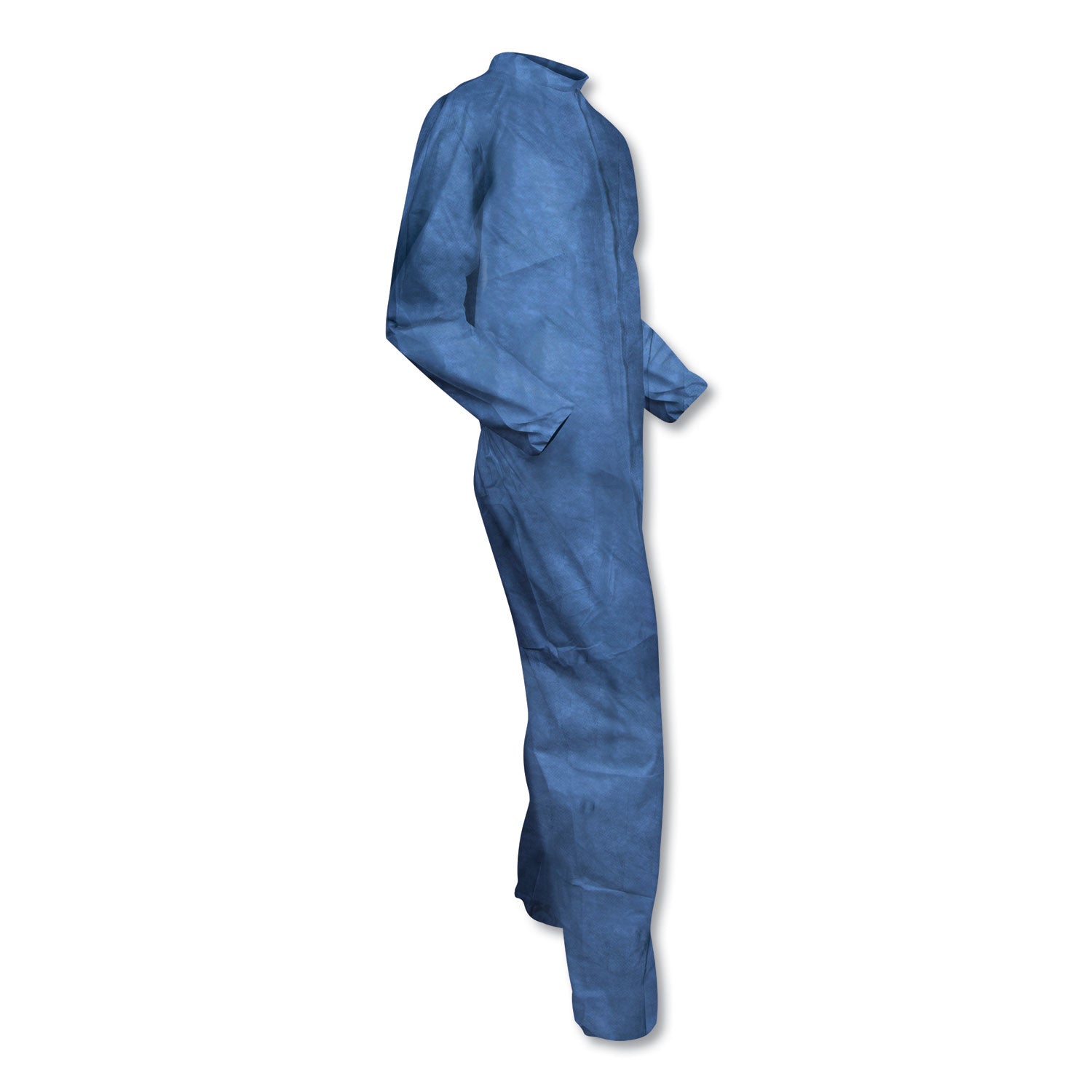 KleenGuard™ A60 Elastic-Cuff, Ankle and Back Coveralls, Large, Blue, 24/Carton