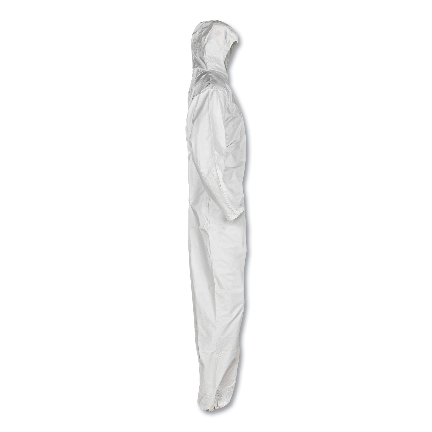 KleenGuard™ A30 Elastic-Back and Cuff Hooded Coveralls, X-Large, White, 25/Carton