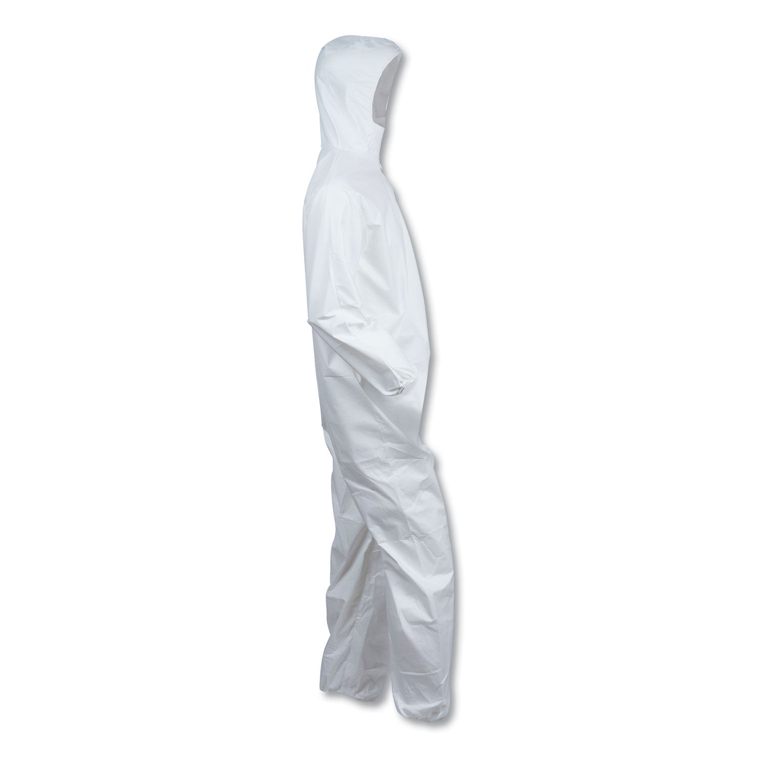 KleenGuard™ A40 Elastic-Cuff and Ankle Hooded Coveralls, 4X-Large, White, 25/Carton