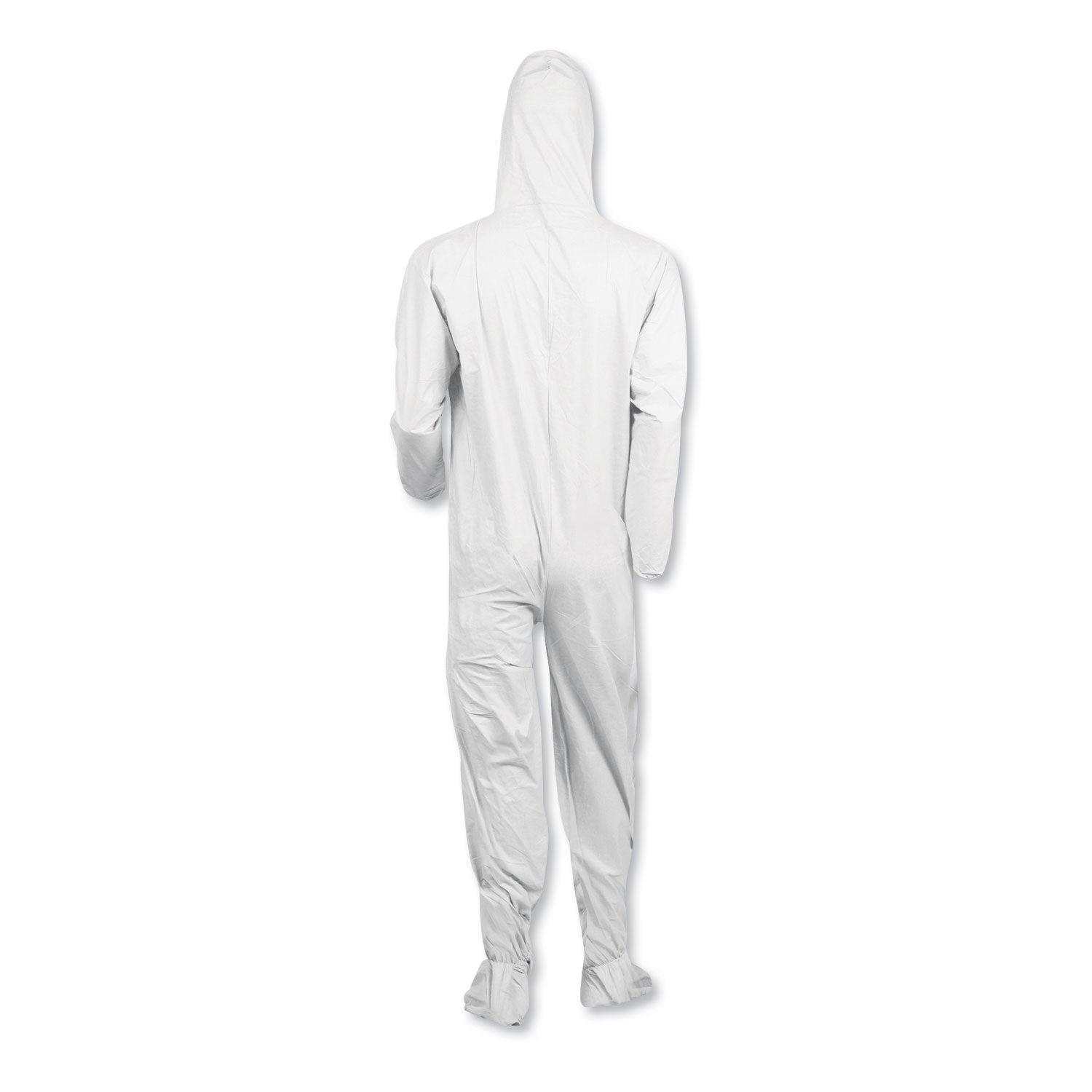 KleenGuard™ A40 Elastic-Cuff, Ankle, Hood and Boot Coveralls, Large, White, 25/Carton