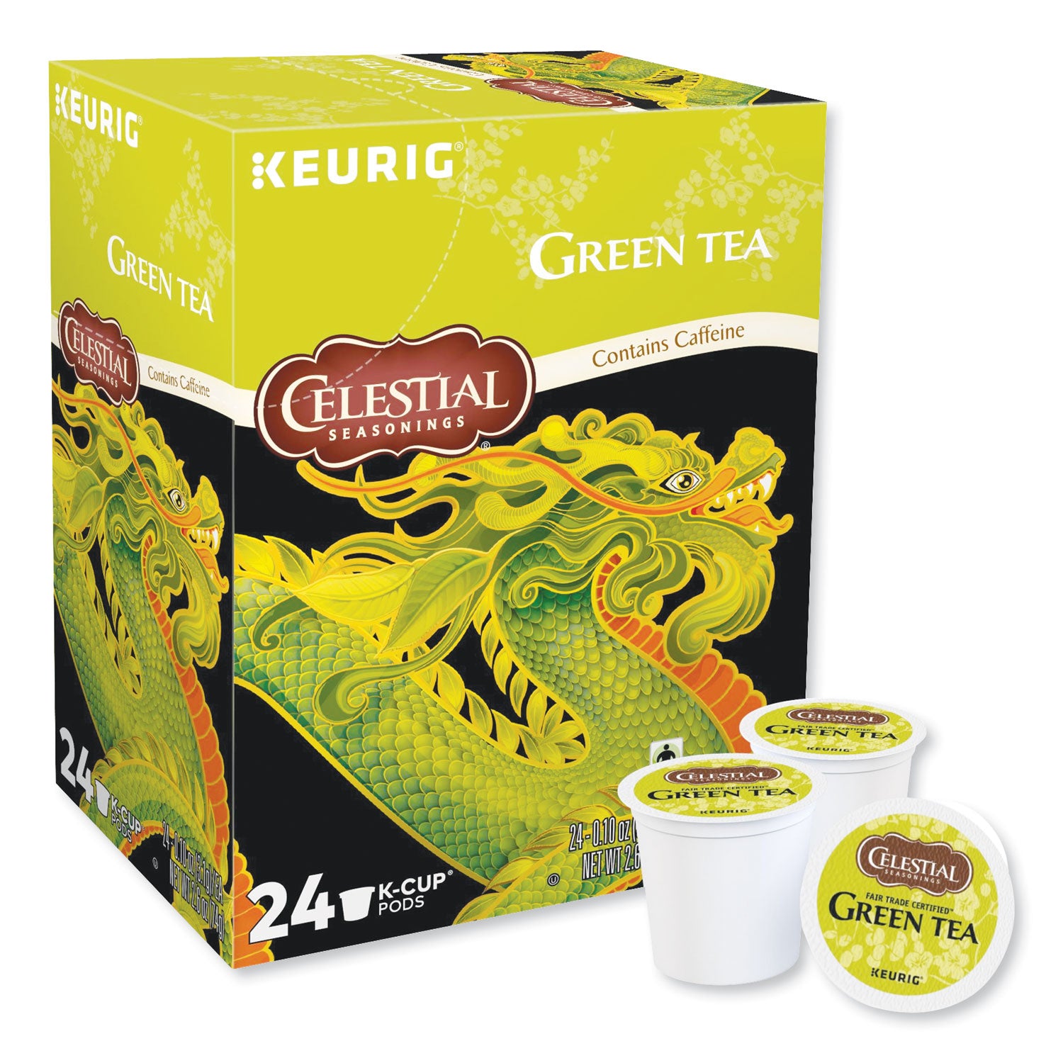 Celestial Seasonings® Green Tea K-Cups, 96/Carton