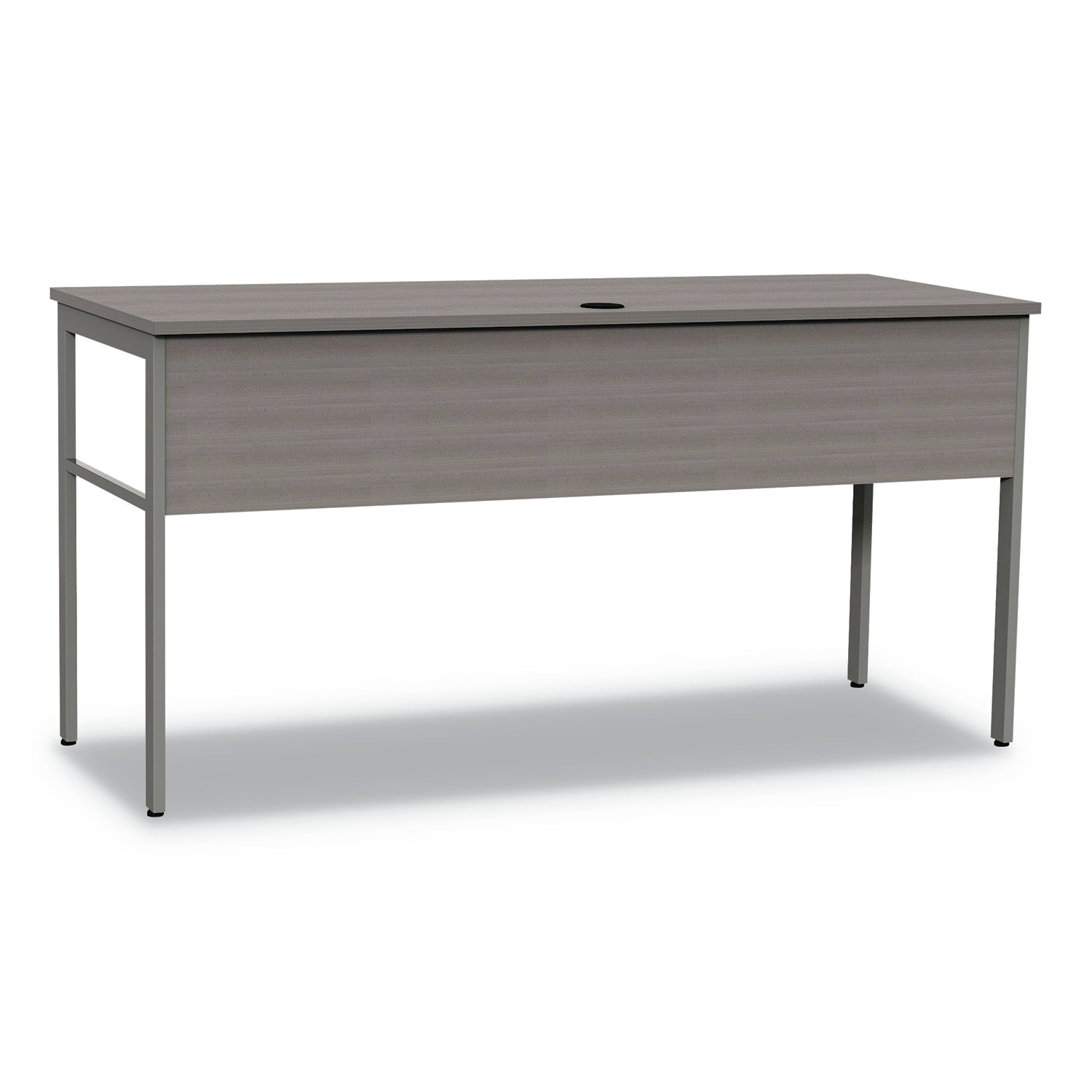 Linea Italia® Urban Series Desk Workstation, 59" x 23.75" x 29.5", Ash