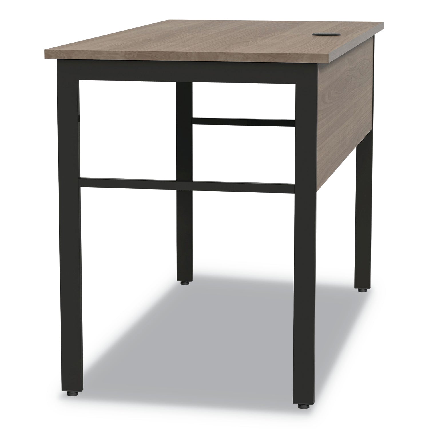 Linea Italia® Urban Series Desk Workstation, 59" x 23.75" x 29.5", Natural Walnut