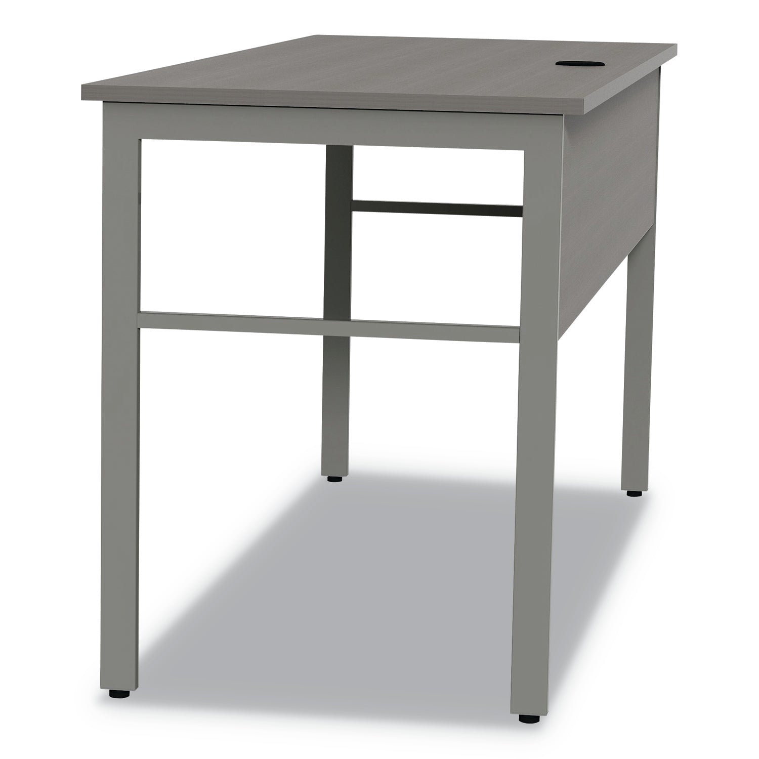 Linea Italia® Urban Series Desk Workstation, 59" x 23.75" x 29.5", Ash