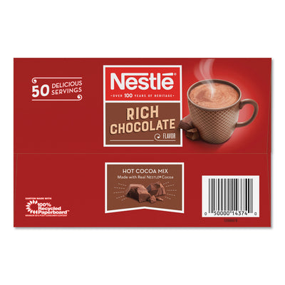 Hot Cocoa Mix, Rich Chocolate, 0.71 oz Packets, 50/Box, 6 Box/Carton Flipcost Flipcost