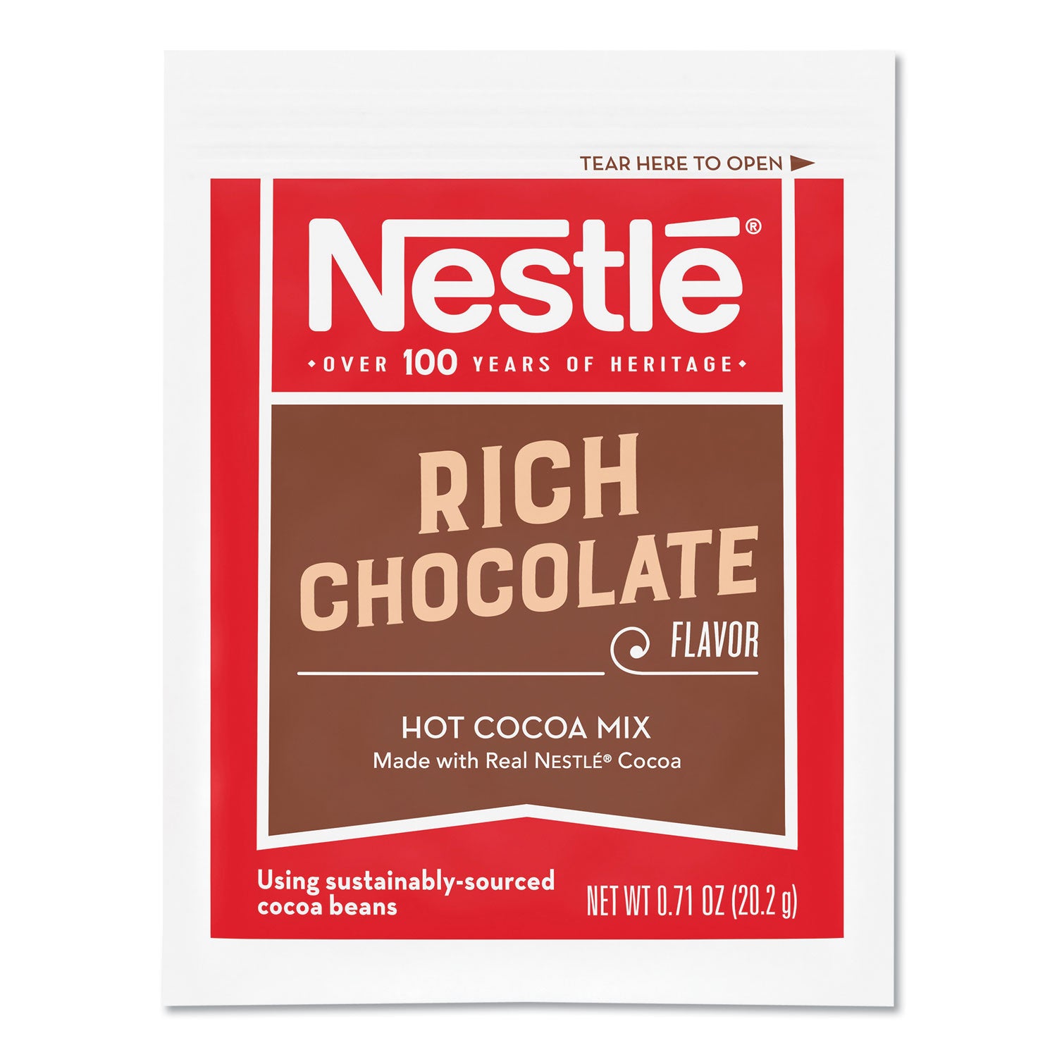 Nestlé® Hot Cocoa Mix, Rich Chocolate, .71oz, 50/Box