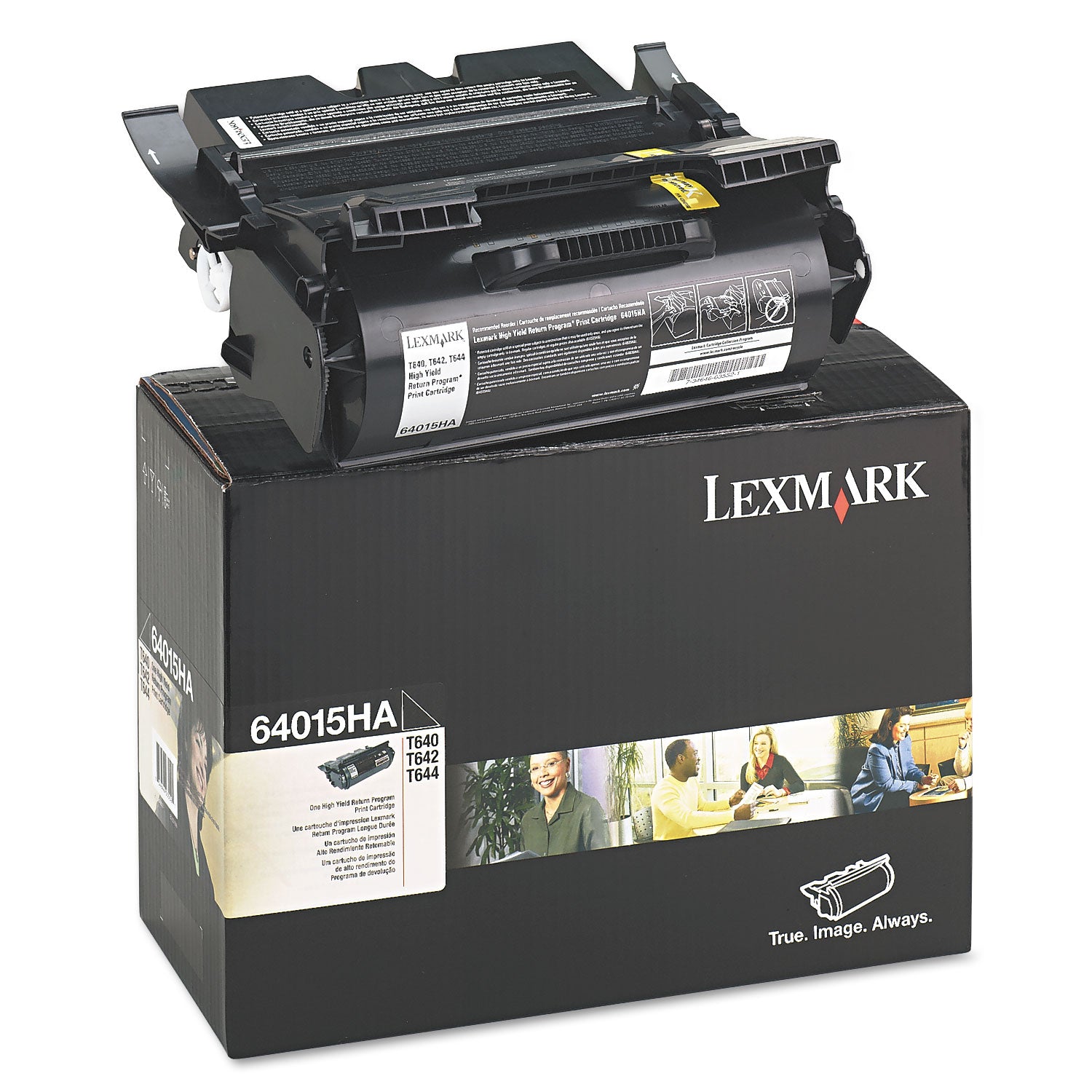 Lexmark™ 64015HA Return Program High-Yield Toner, 21,000 Page-Yield, Black