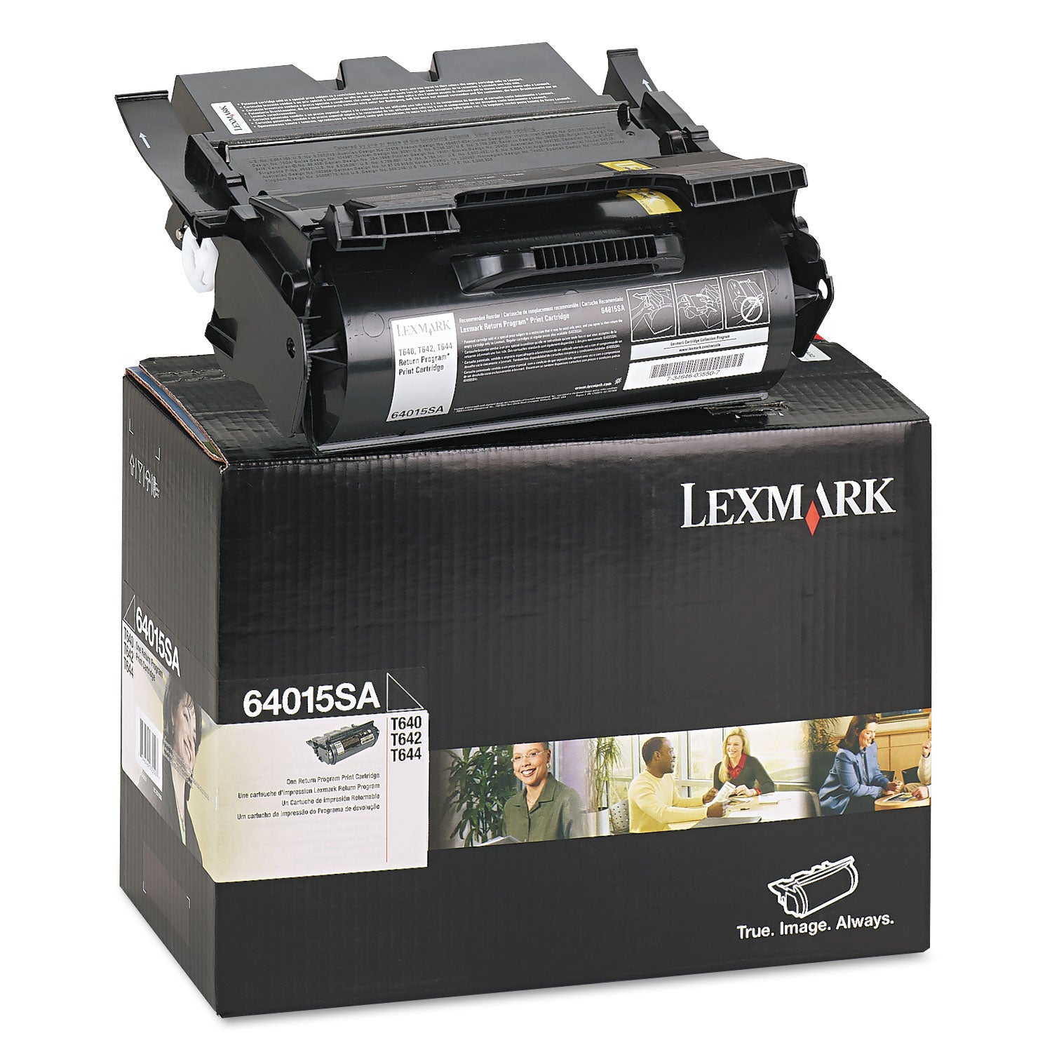 Lexmark™ 64015SA Return Program Toner, 6,000 Page-Yield, Black