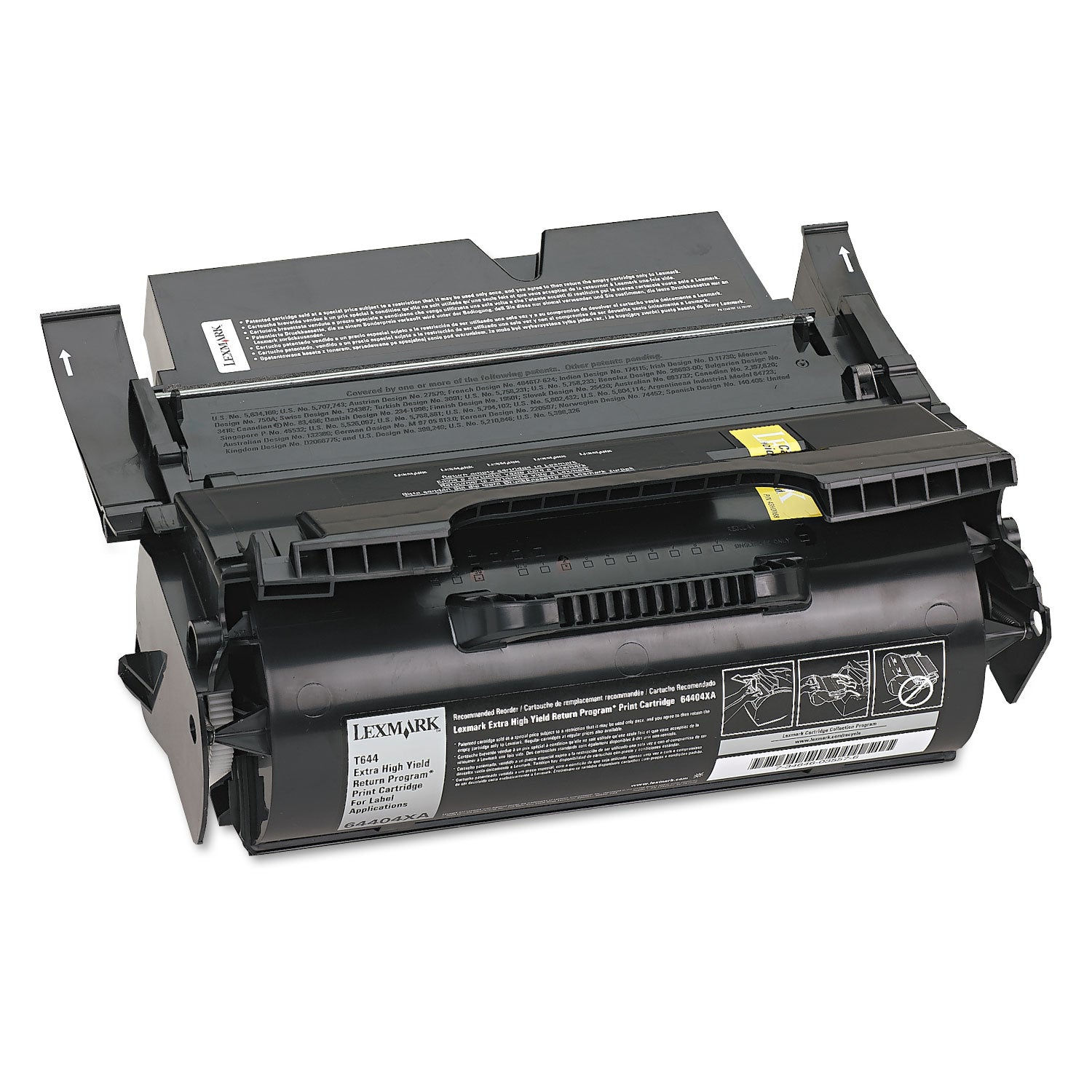 64404XA Extra High-Yield Toner, 32,000 Page-Yield, Black