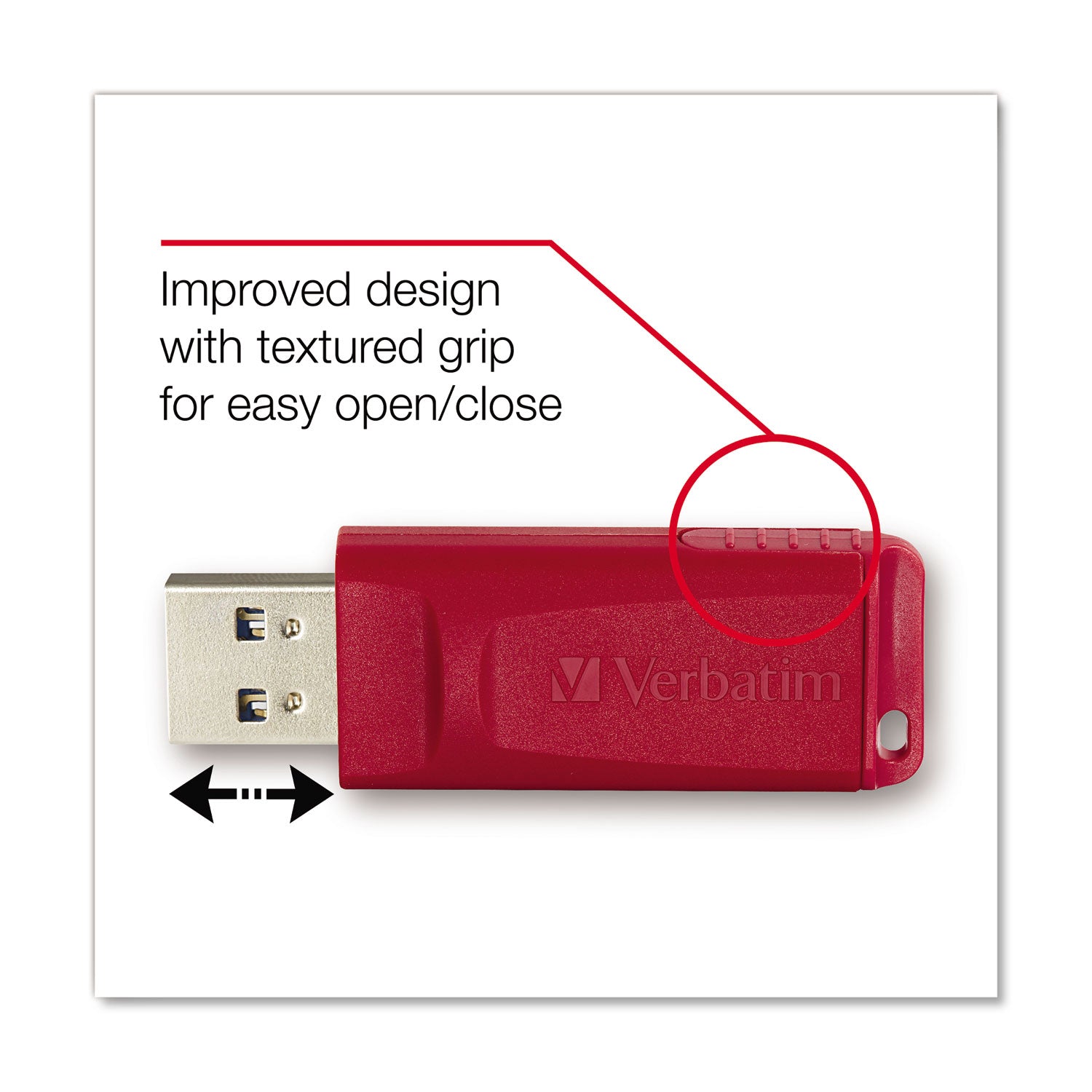 Verbatim® Store 'n' Go USB Flash Drive, 16 GB, Assorted Colors, 4/Pack