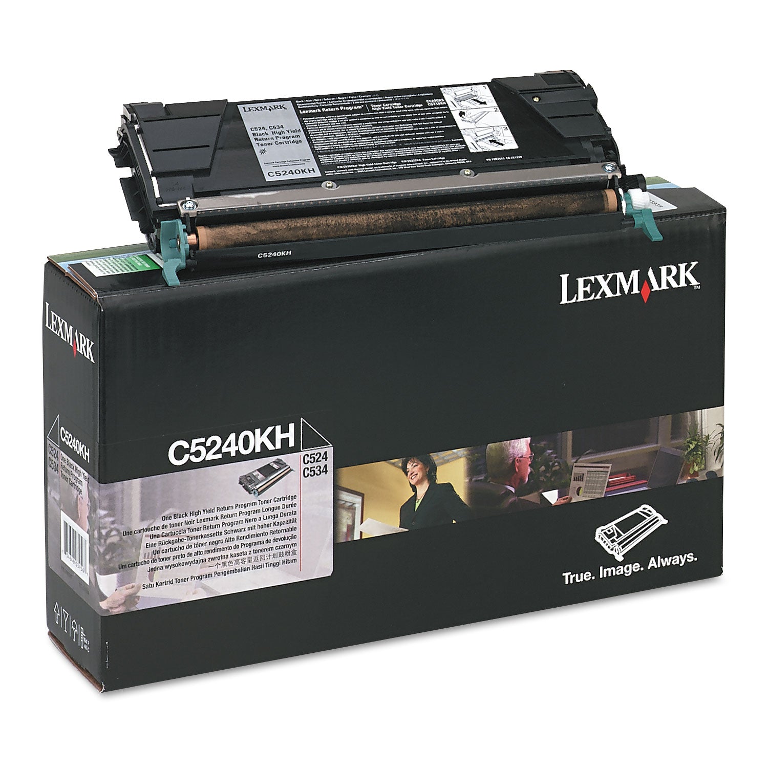 Lexmark™ C5240KH Return Program High-Yield Toner, 8,000 Page-Yield, Black