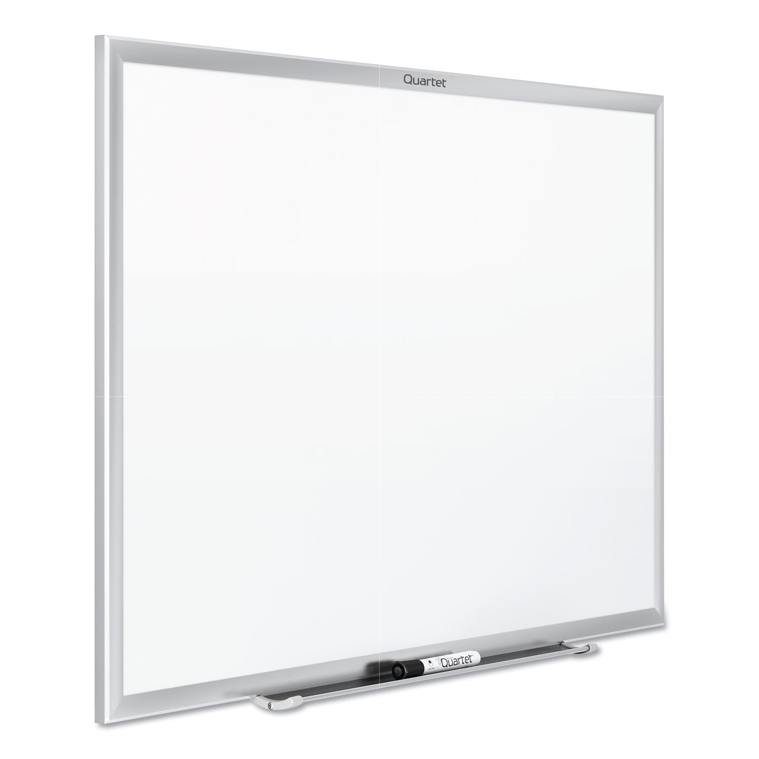 Quartet® Classic Series Nano-Clean Dry Erase Board, 24 x 18, White Surface, Silver Aluminum Frame