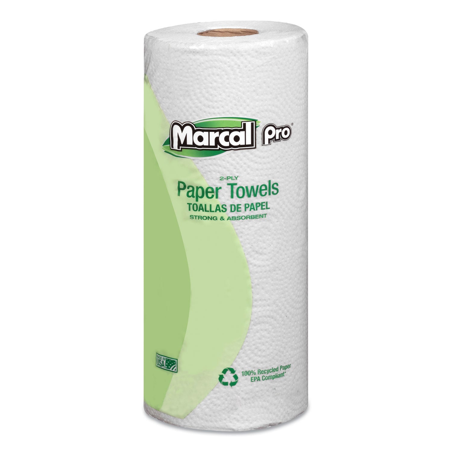 Marcal PRO™ 100% Premium Recycled Kitchen Roll Towels, 2-Ply, 11 x 9, White, 70/Roll, 30 Rolls/Carton